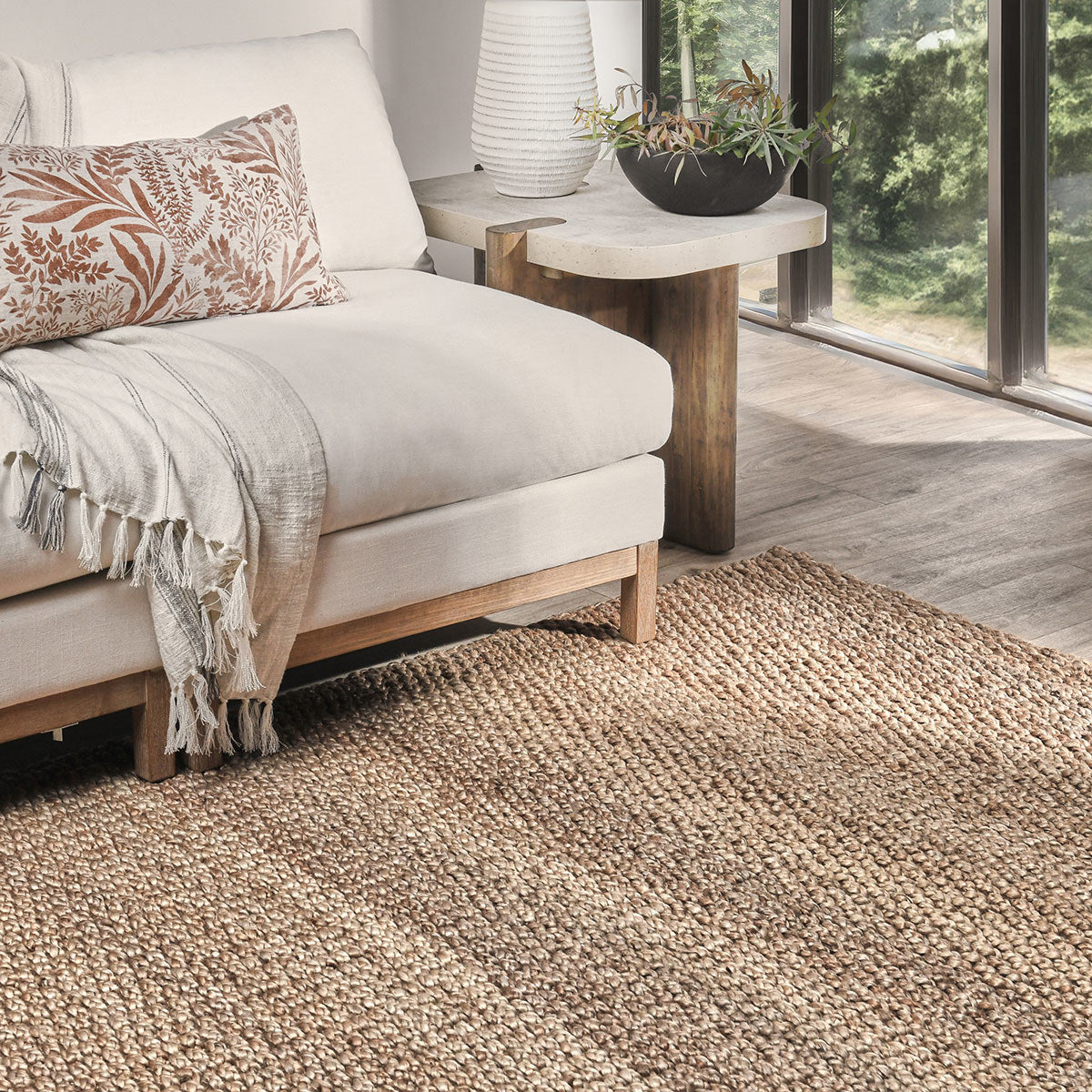 Santa Cruz Jute Rug - Natural - 2'x3'