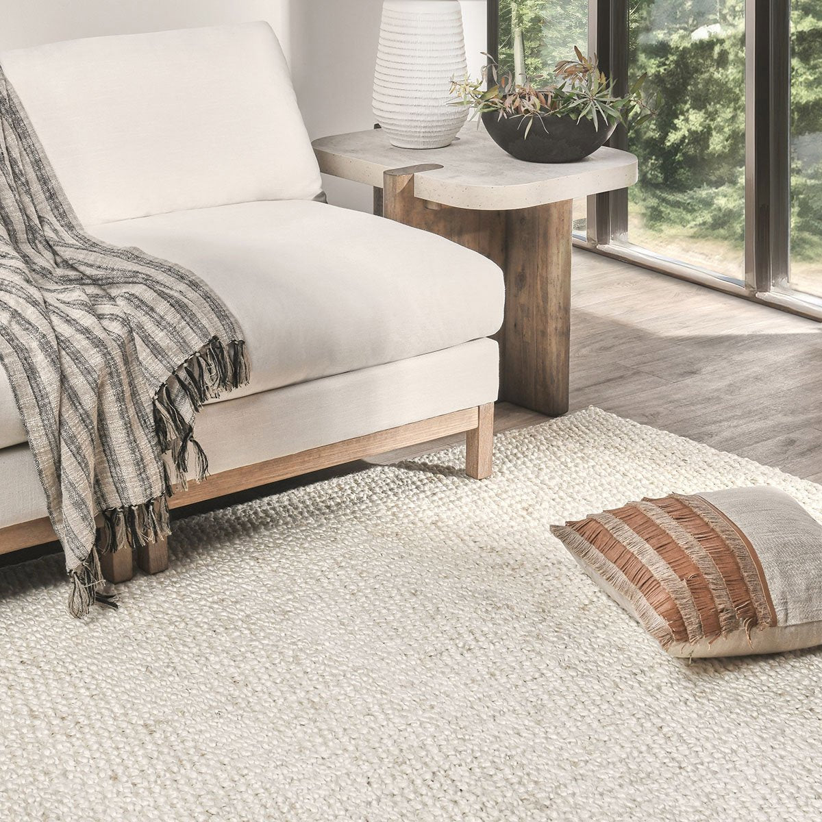 Santa Cruz Jute Rug - Ivory - 2'x3'