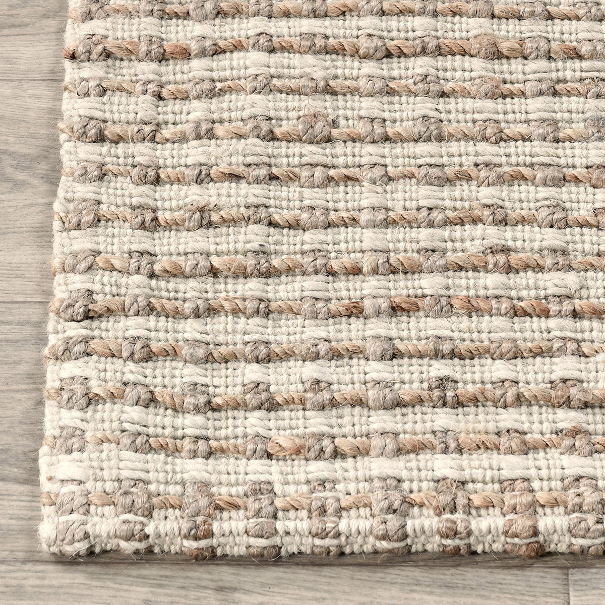 Huntington Jute Rug - Ivory/Natural - 2'x3'