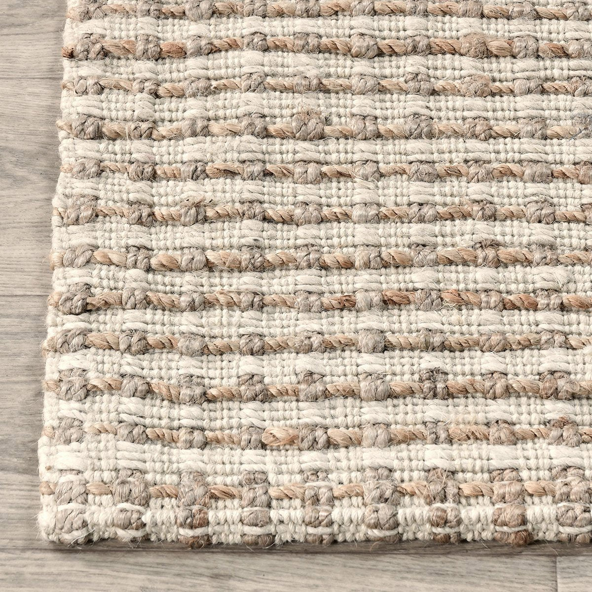 Huntington Jute Rug - Ivory/Natural - 2'x3'