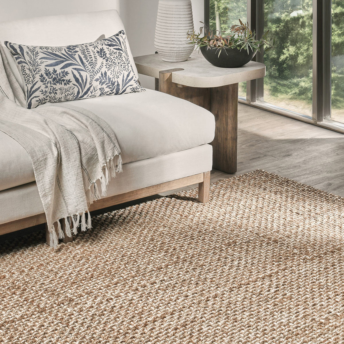 Panama Bold Stripe Rug - Natural/Ivory - 2'x3'