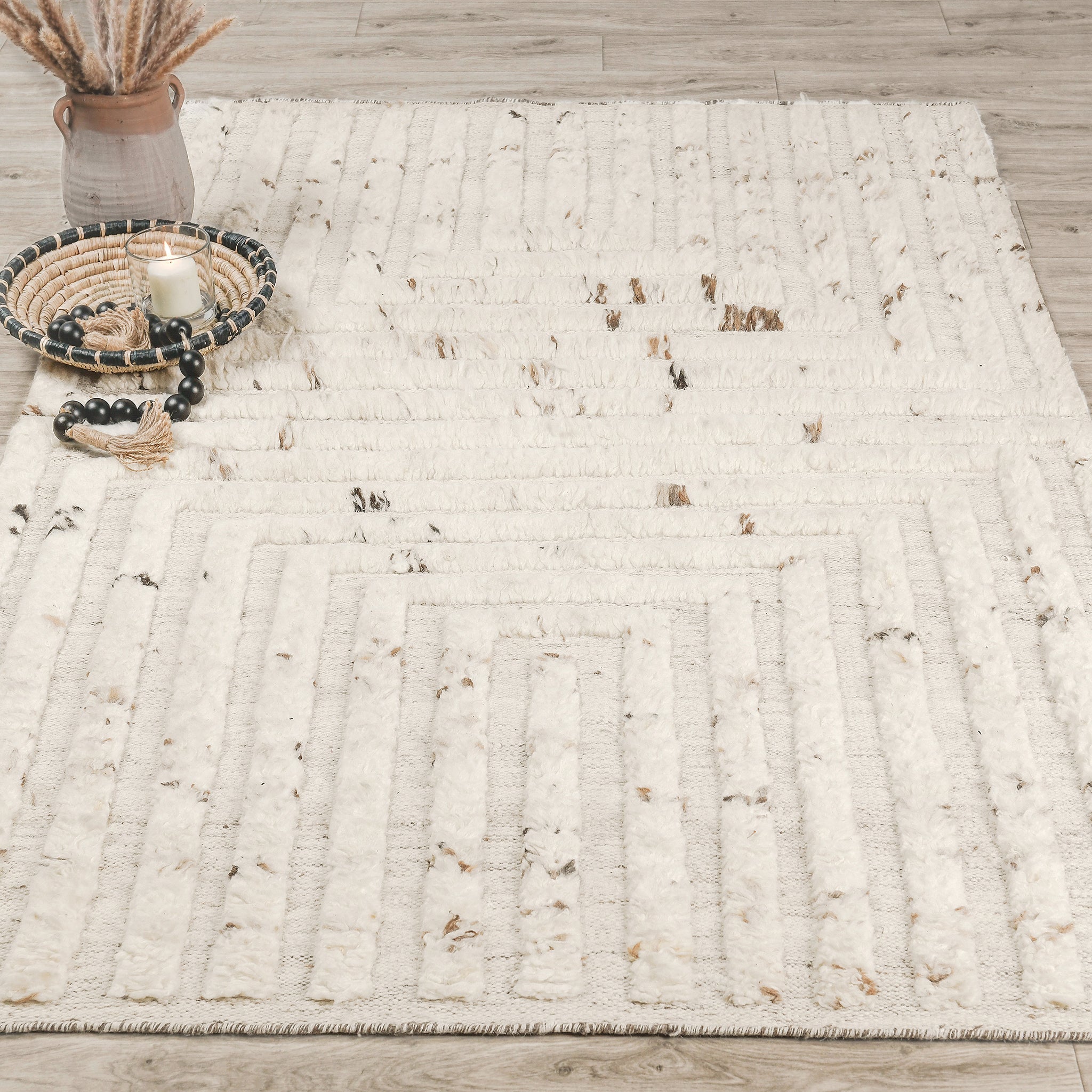Tahoe Wool Rug - Ivory - 2'x3'