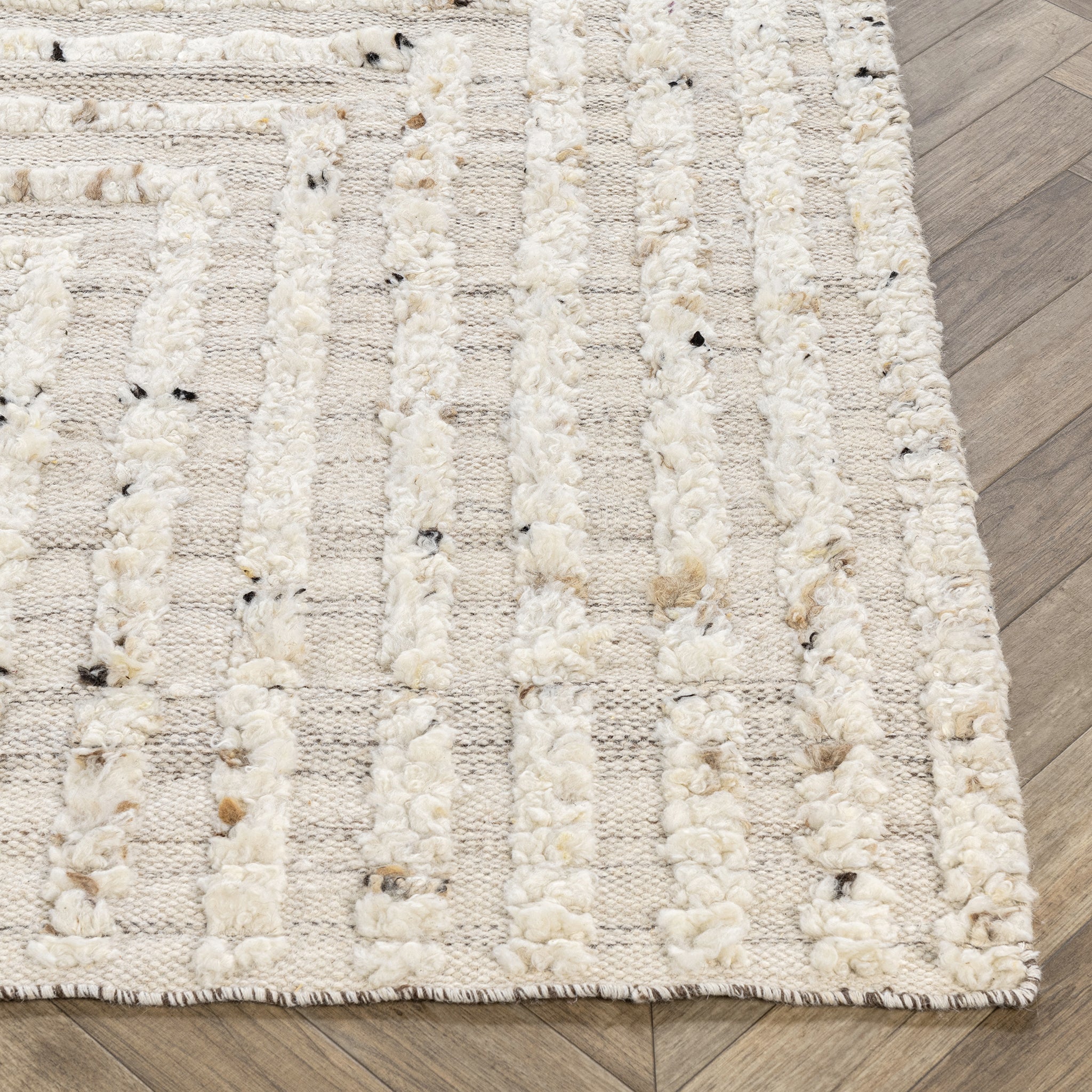 Tahoe Wool Rug - Ivory - 2'x3'