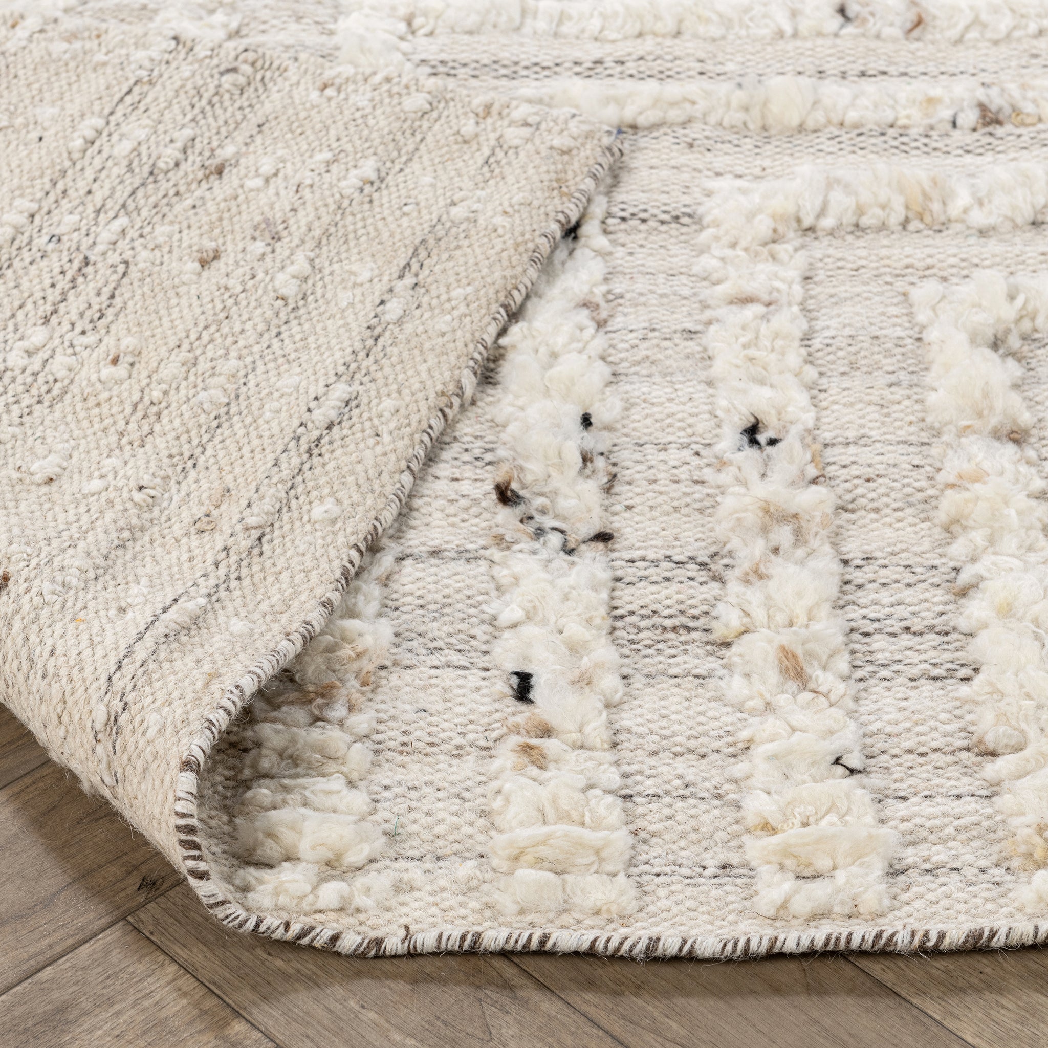 Tahoe Wool Rug - Ivory - 2'x3'