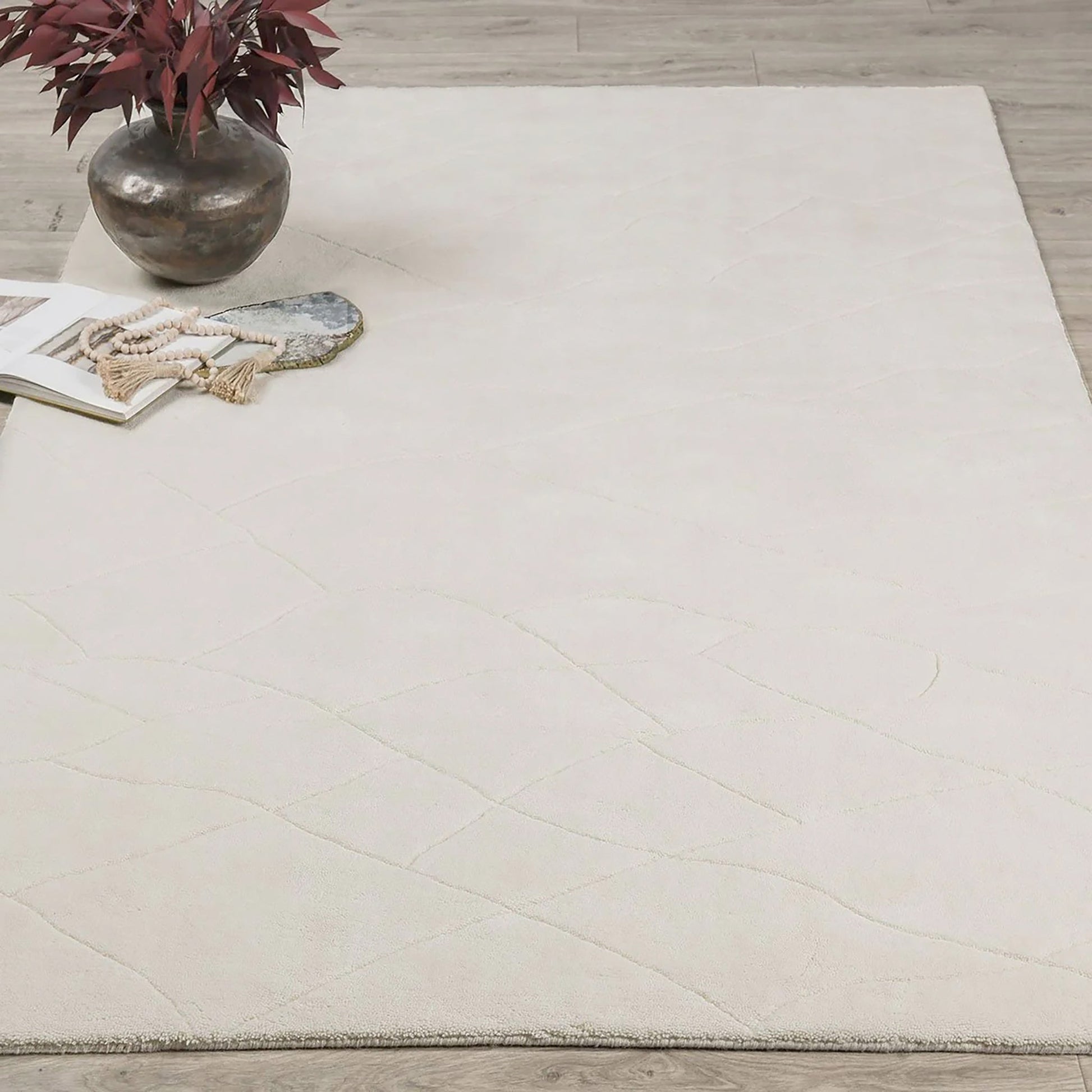 Lucerne Wool Rug - Ivory - 2'x3'