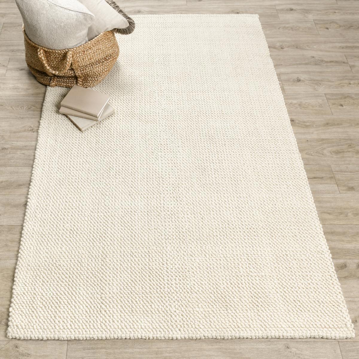 Cosi Wool/Jute Rug - Ivory - 5'x8'