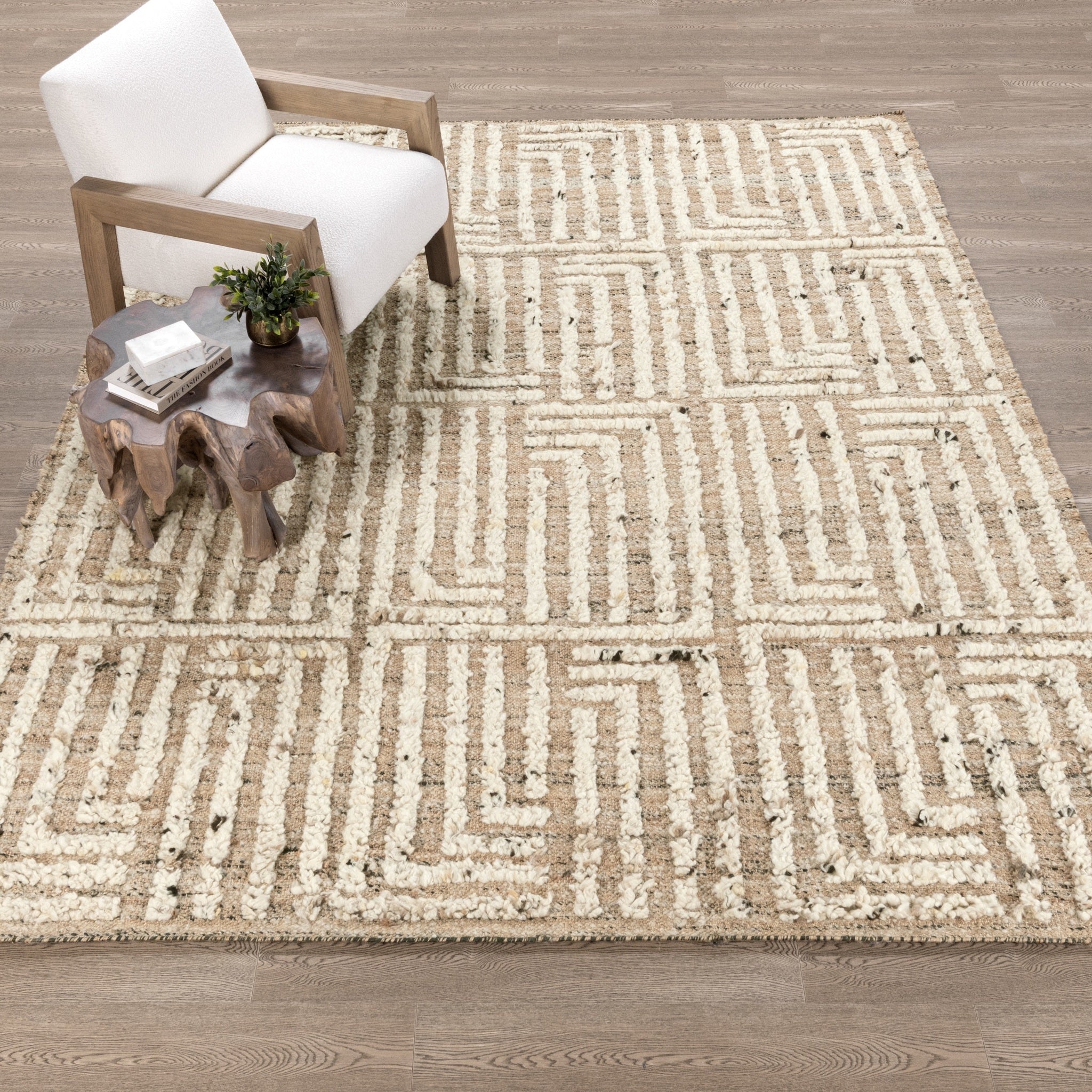 Tuku Rug - Natural/Ivory - 2'x3'