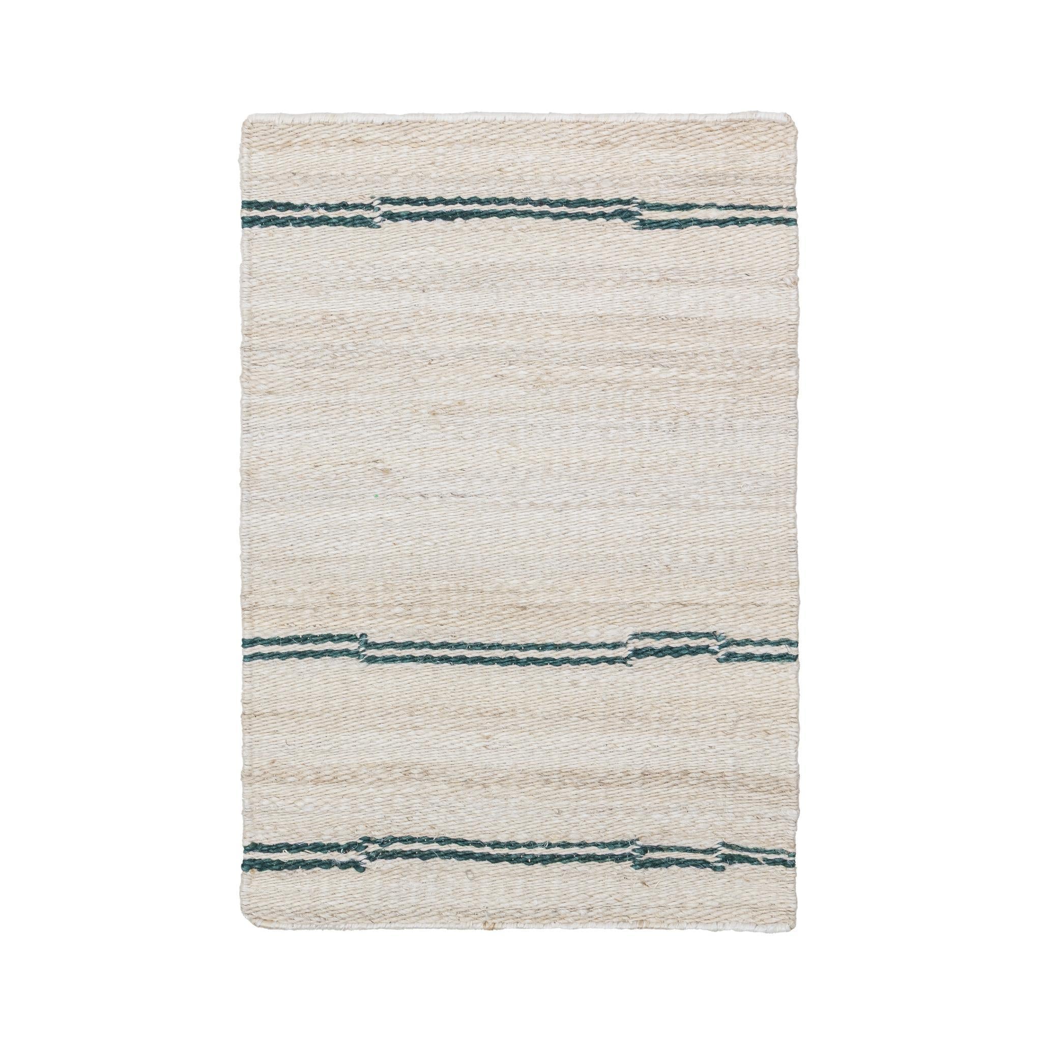 Sunderland Jute Stripe Rug - Ivory/Dark Blue - 2'x3'