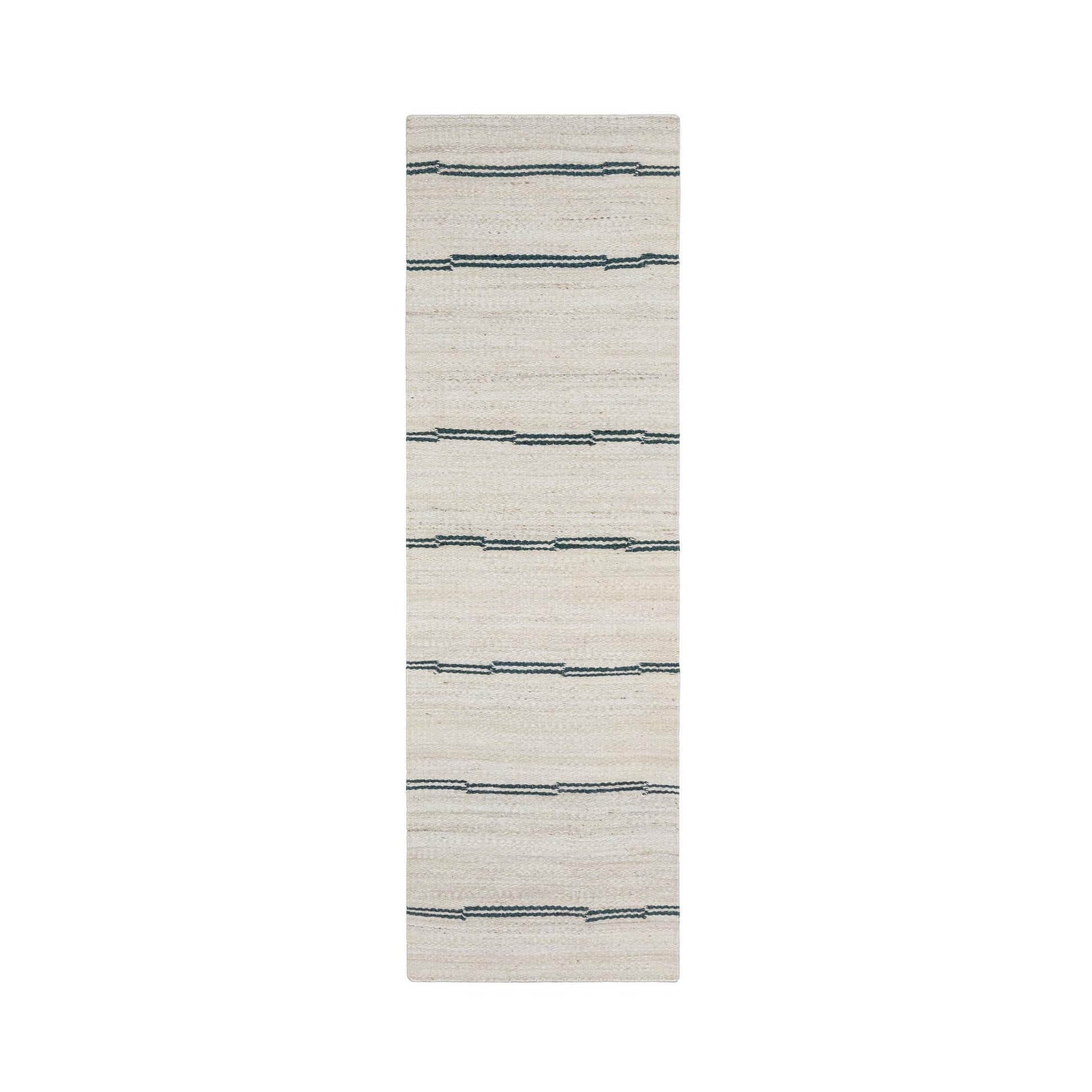 Sunderland Jute Stripe Rug - Ivory/Dark Blue - 2'x3'