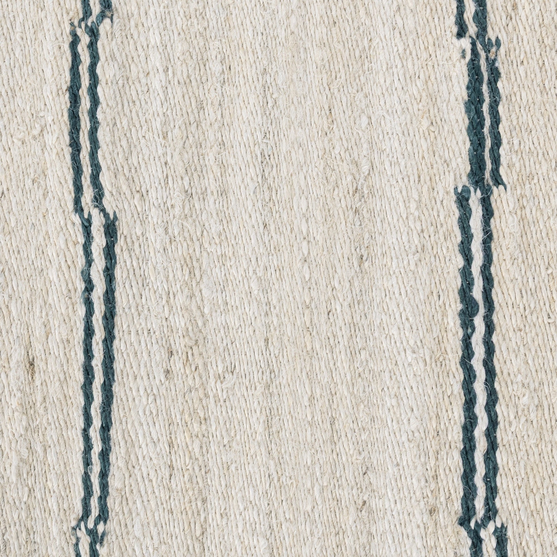 Sunderland Jute Stripe Rug - Ivory/Dark Blue - 2'x3'