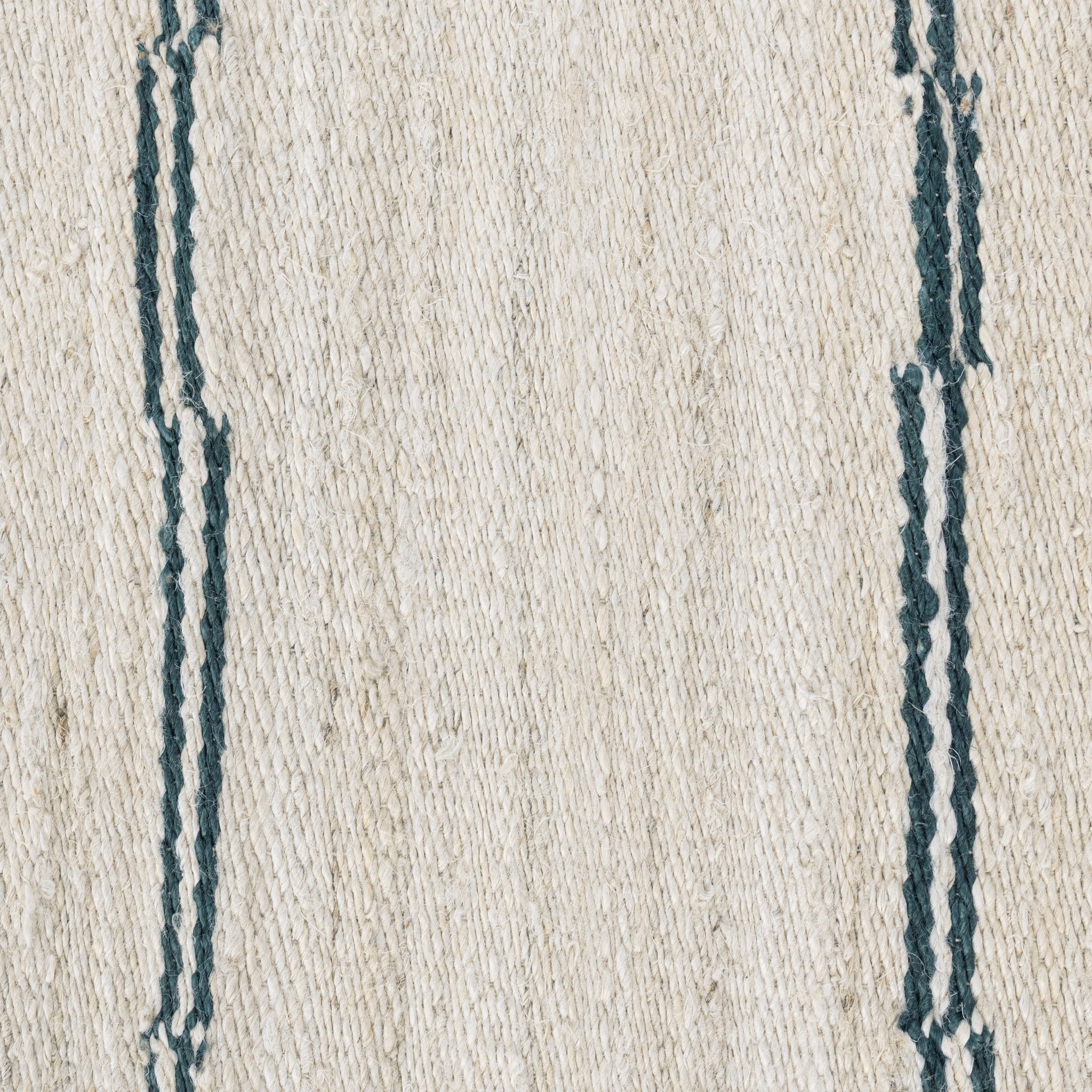 Sunderland Jute Stripe Rug - Ivory/Dark Blue - 2'x3'