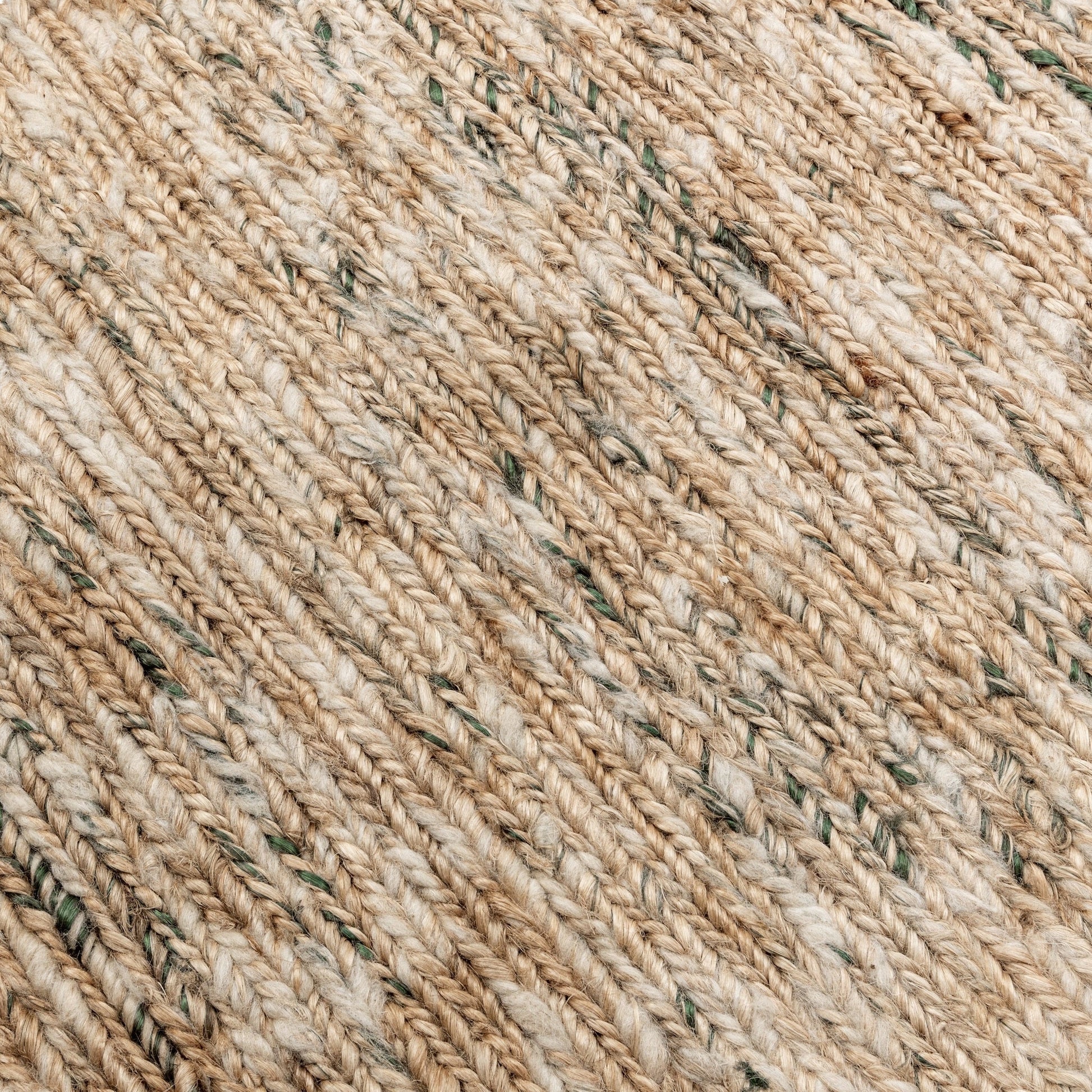 Hayward Soumak Jute Rug -Natural/Green - 2'x3'