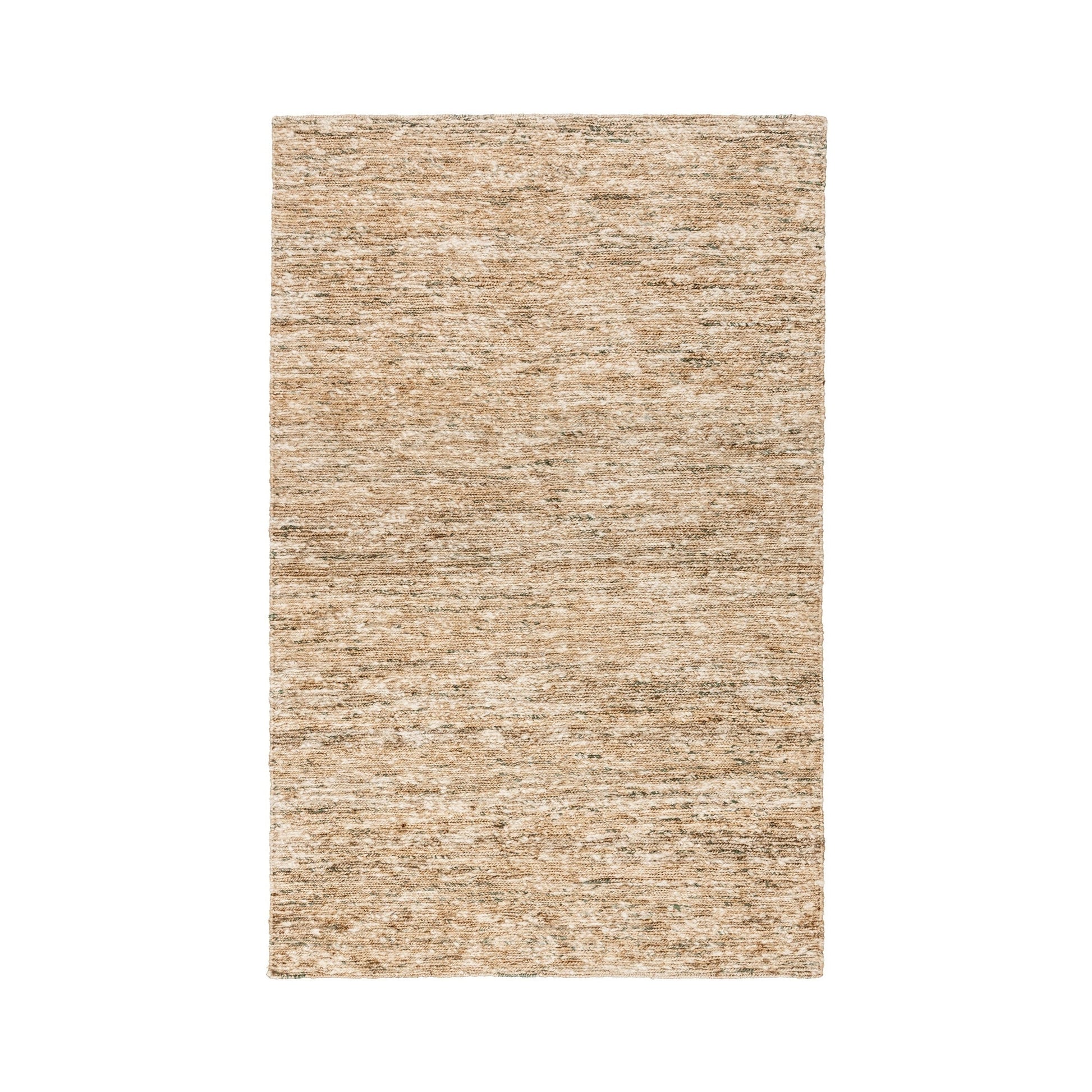 Hayward Soumak Jute Rug -Natural/Green - 2'x3'