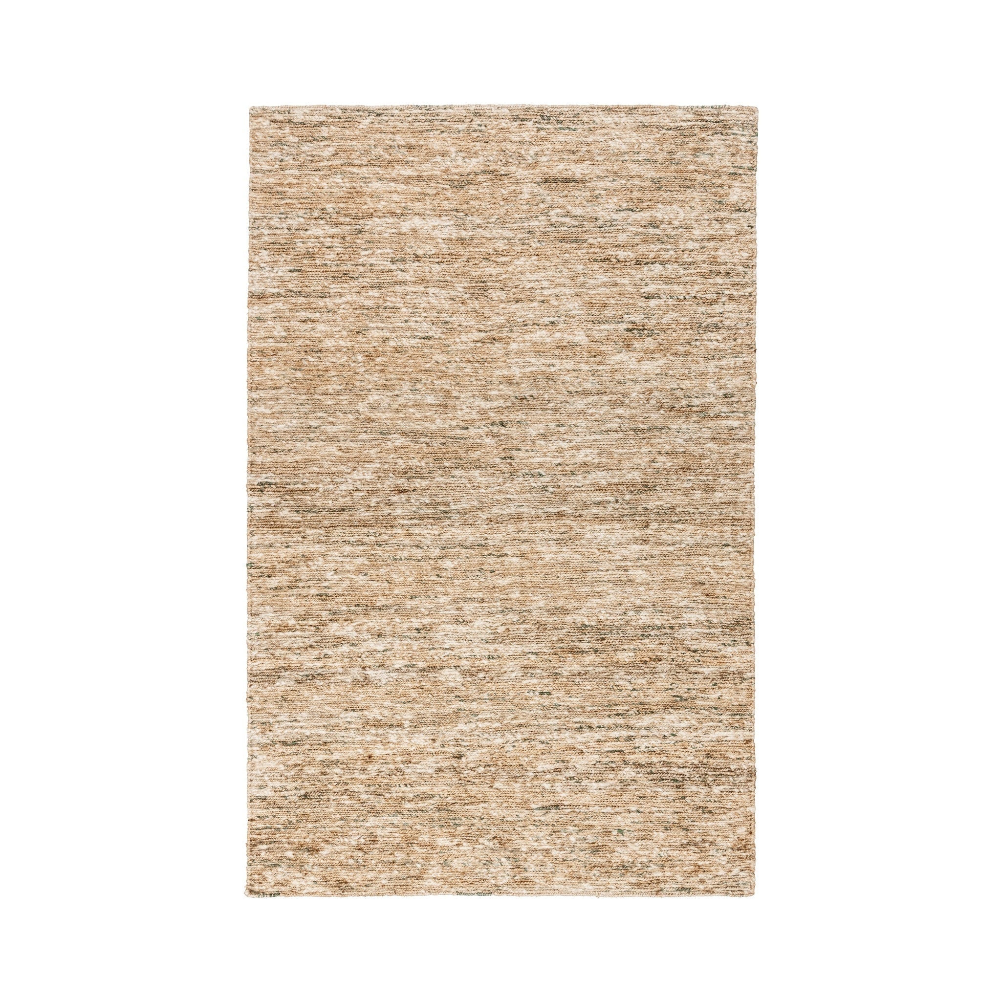 Hayward Soumak Jute Rug -Natural/Green - 2'x3'