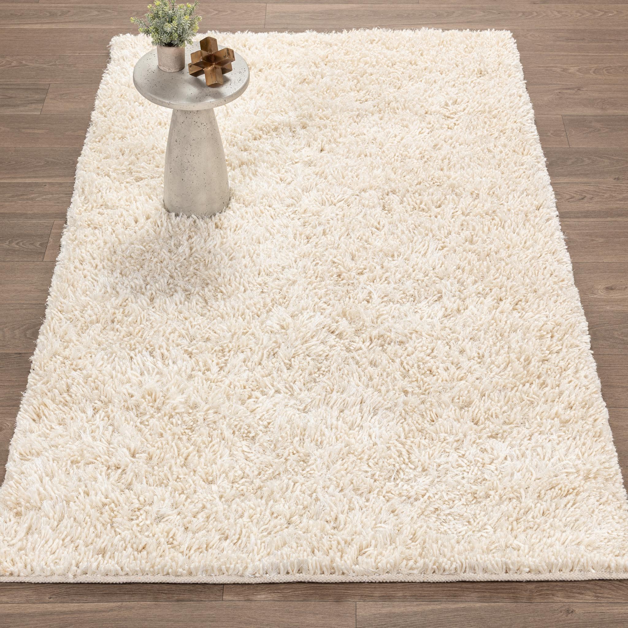 Surrey Shag - Ivory - 2'x3'