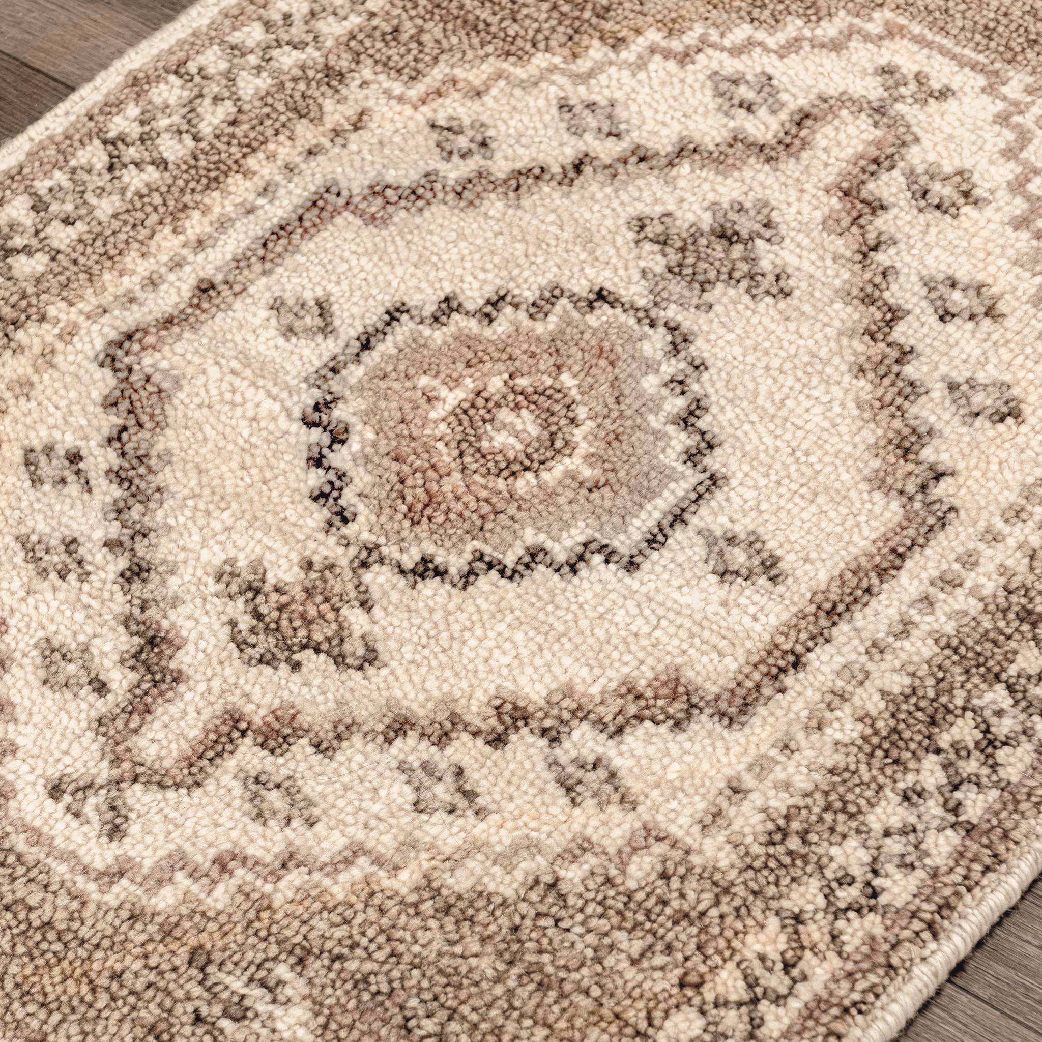 Luxor Hand knotted Desert Brown - 2x3