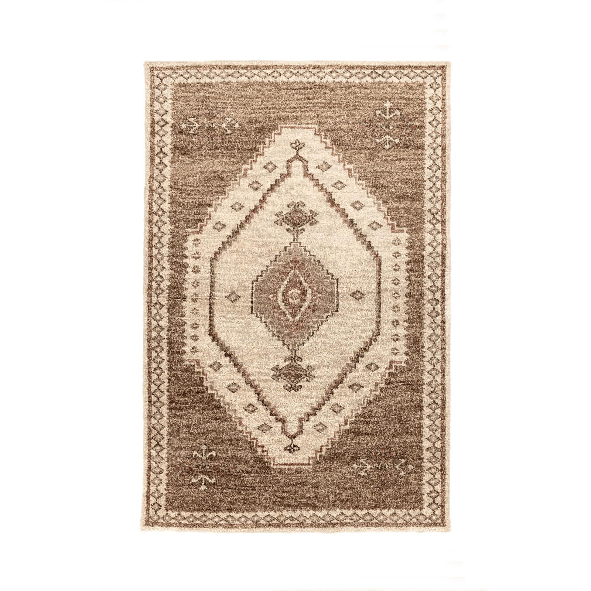 Luxor Hand knotted Desert Brown - 2x3