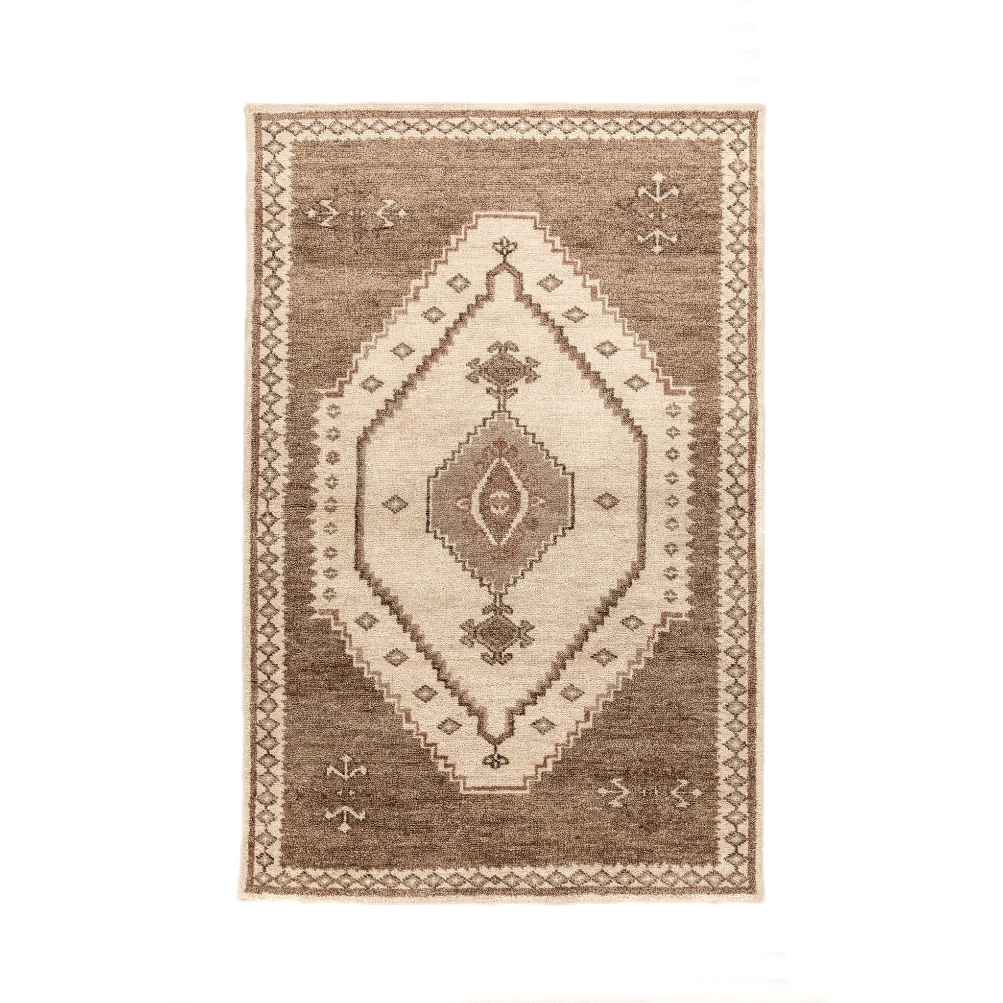 Luxor Hand knotted Desert Brown - 2x3