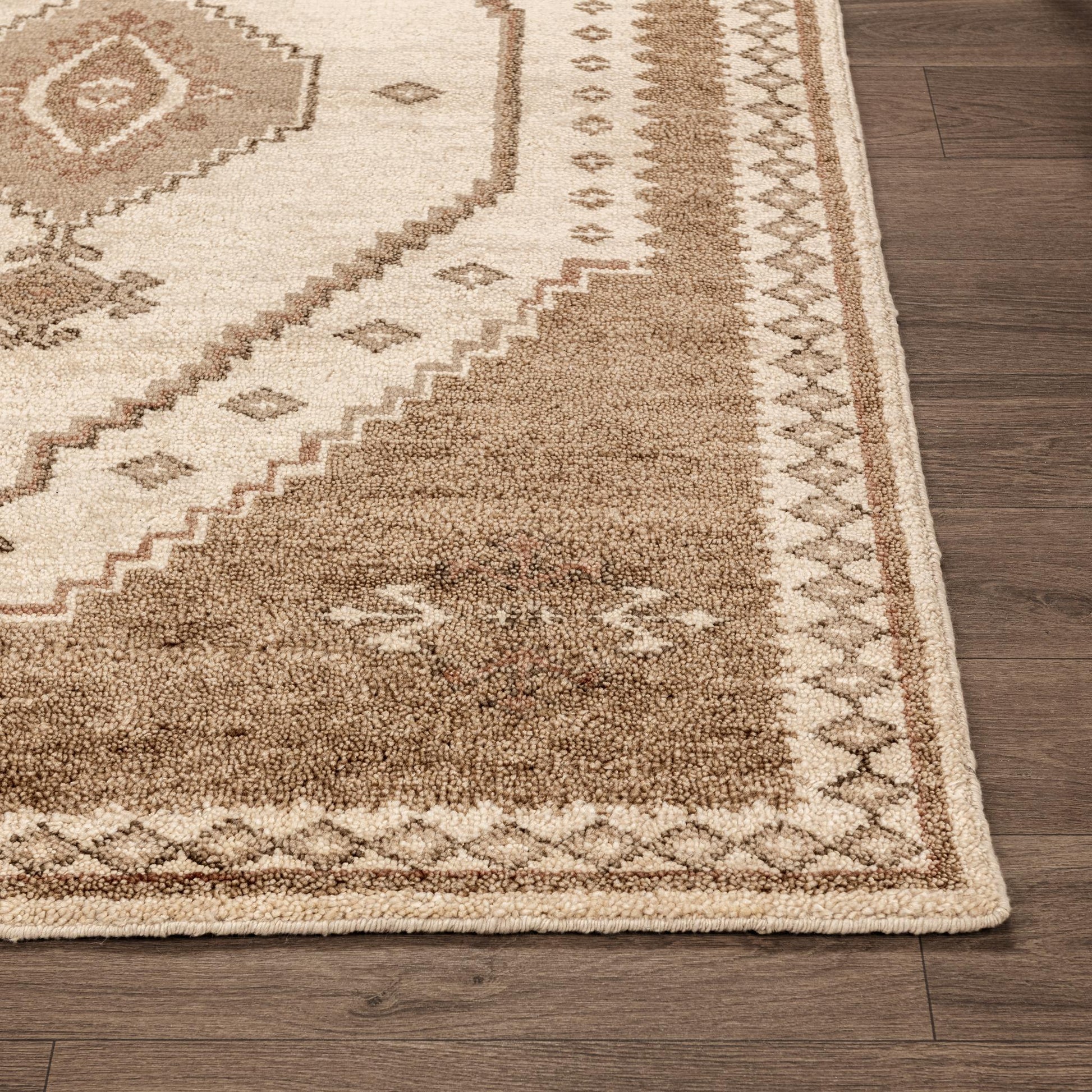 Luxor Hand knotted Desert Brown - 2x3