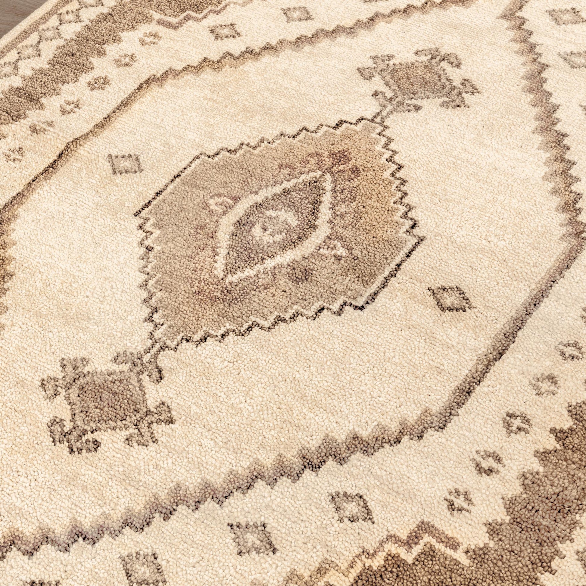Luxor Hand knotted Desert Brown - 2x3