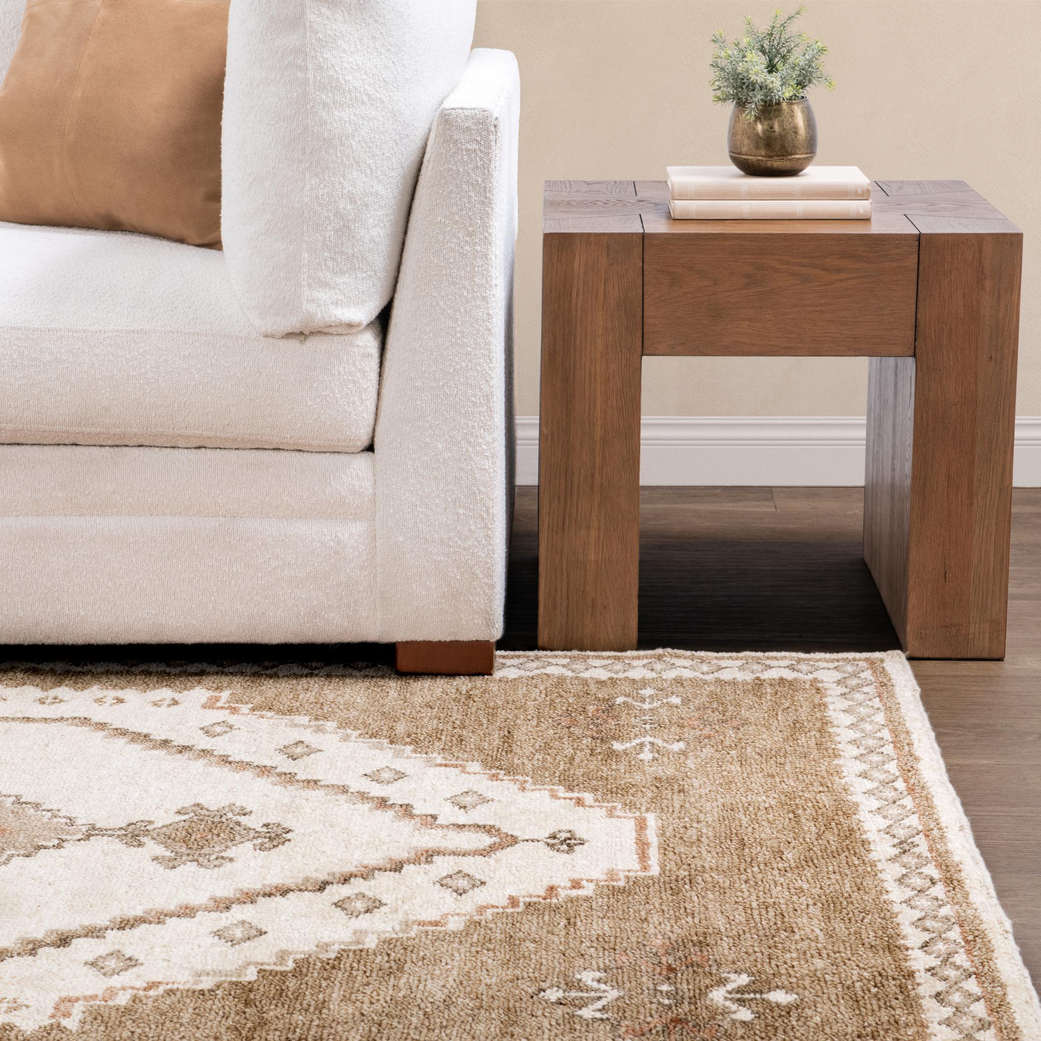 Luxor Hand knotted Desert Brown - 2x3