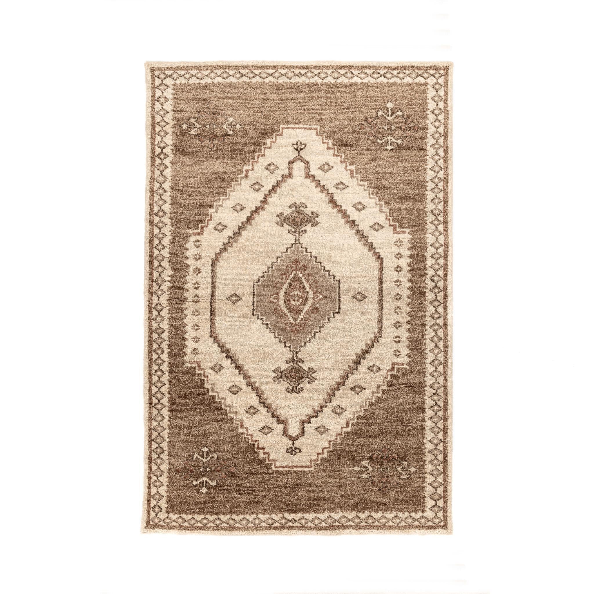 Luxor Hand knotted Desert Brown - 2x3