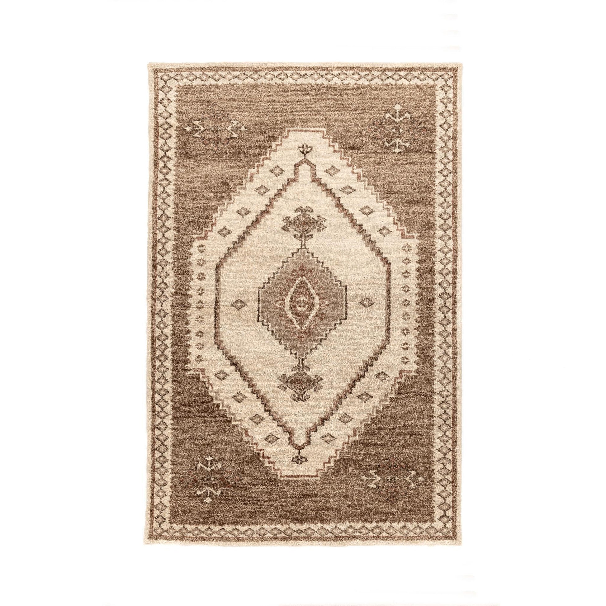Luxor Hand knotted Desert Brown - 2x3