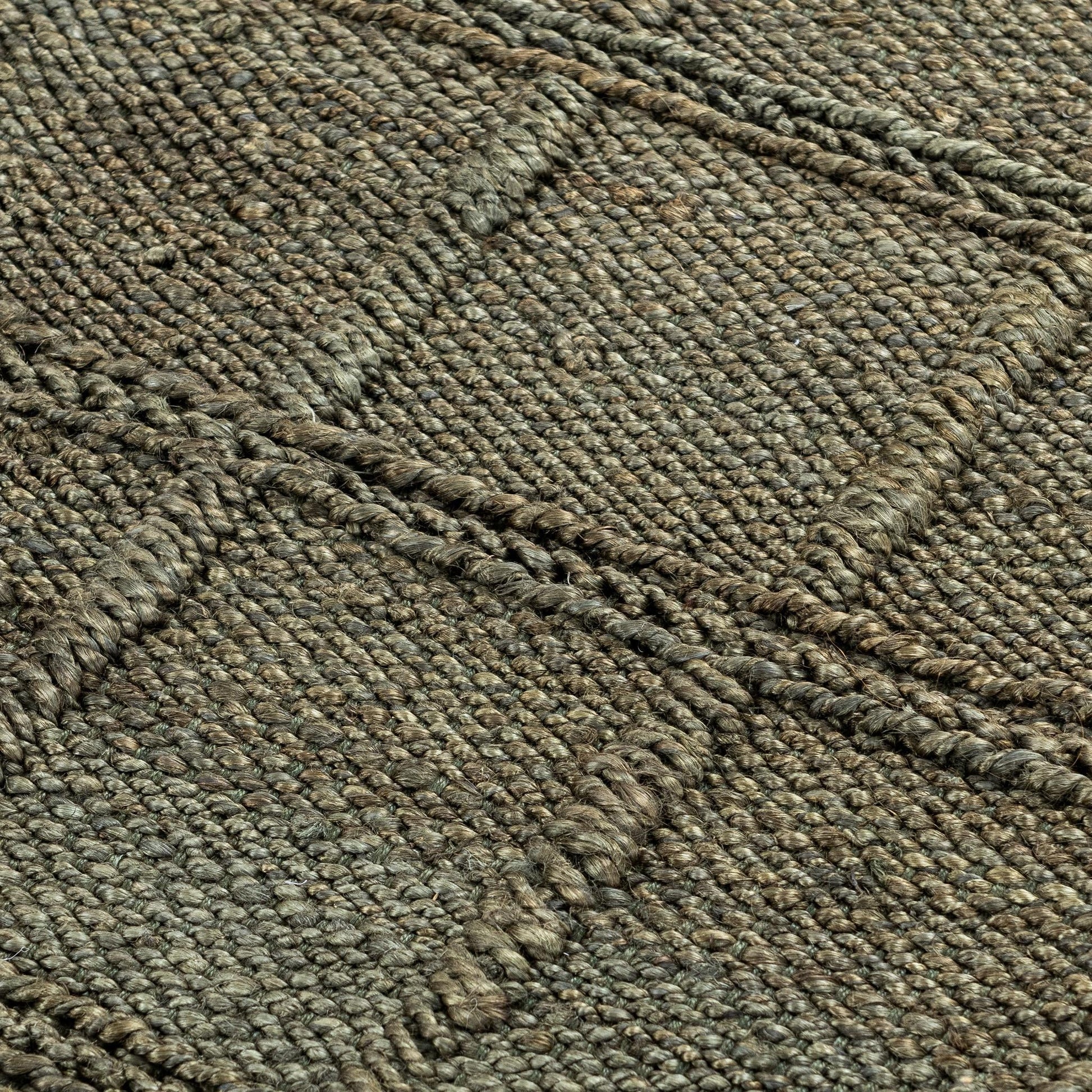 Aberdeen Jute - Olive Green - 2x3