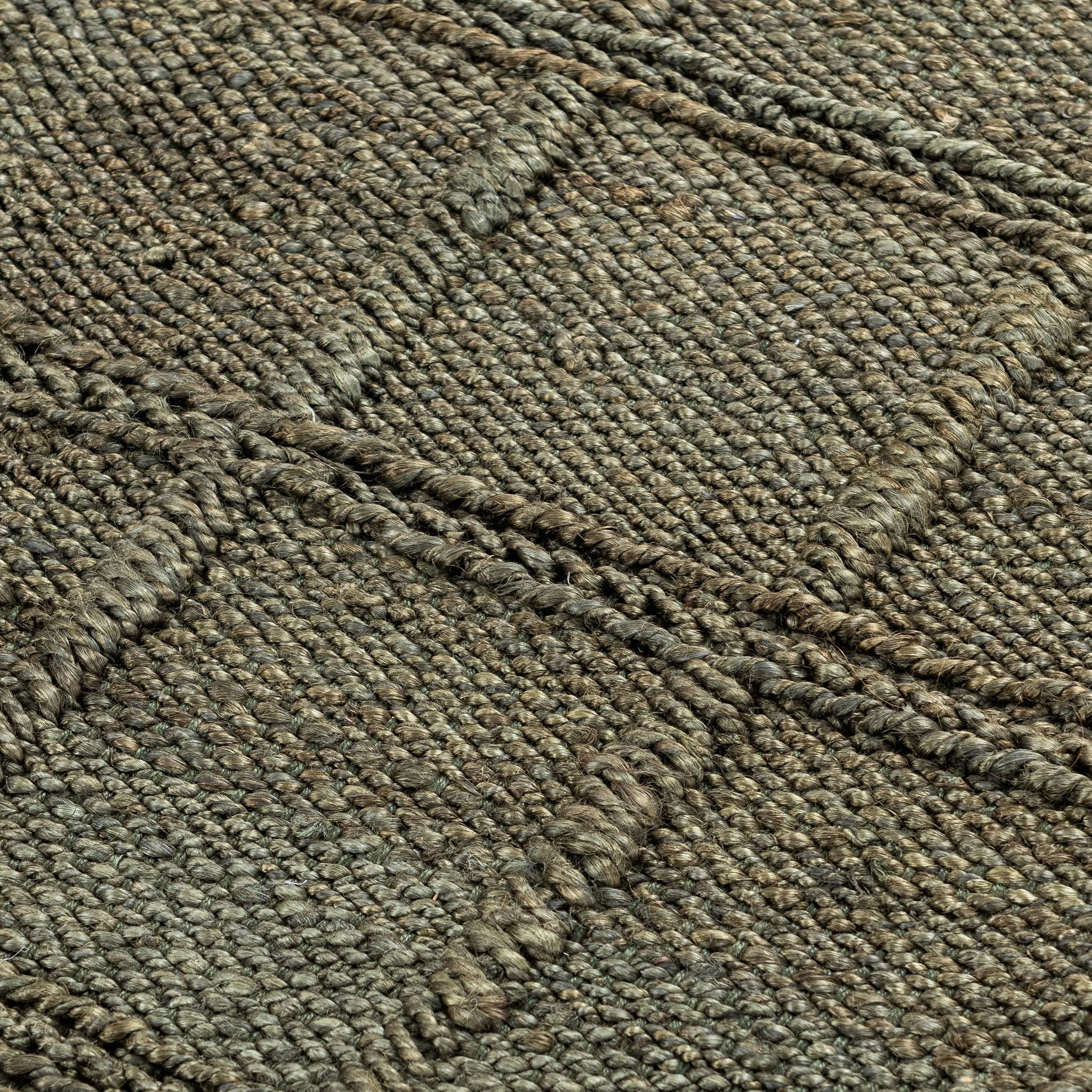 Aberdeen Jute - Olive Green - 2x3