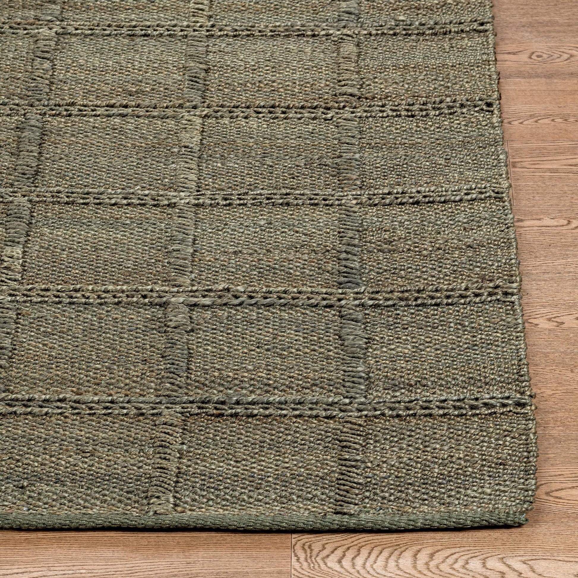 Aberdeen Jute - Olive Green - 2x3