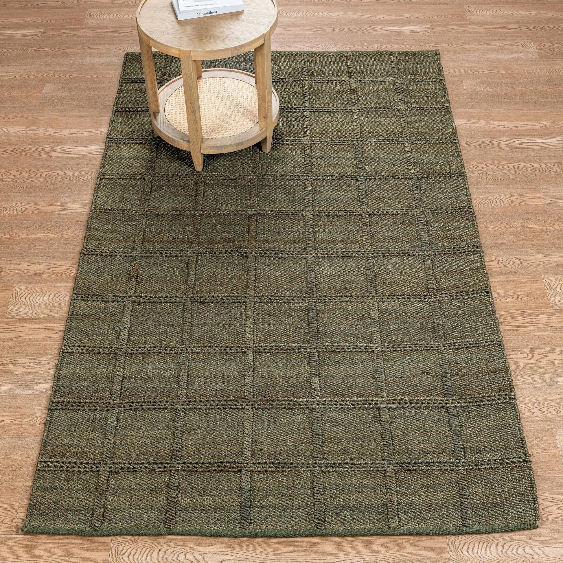 Aberdeen Jute - Olive Green - 2x3