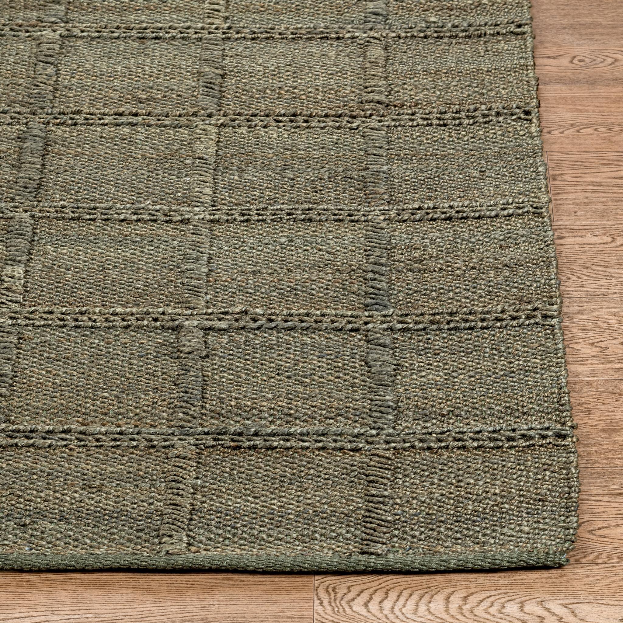 Aberdeen Jute - Olive Green - 2x3