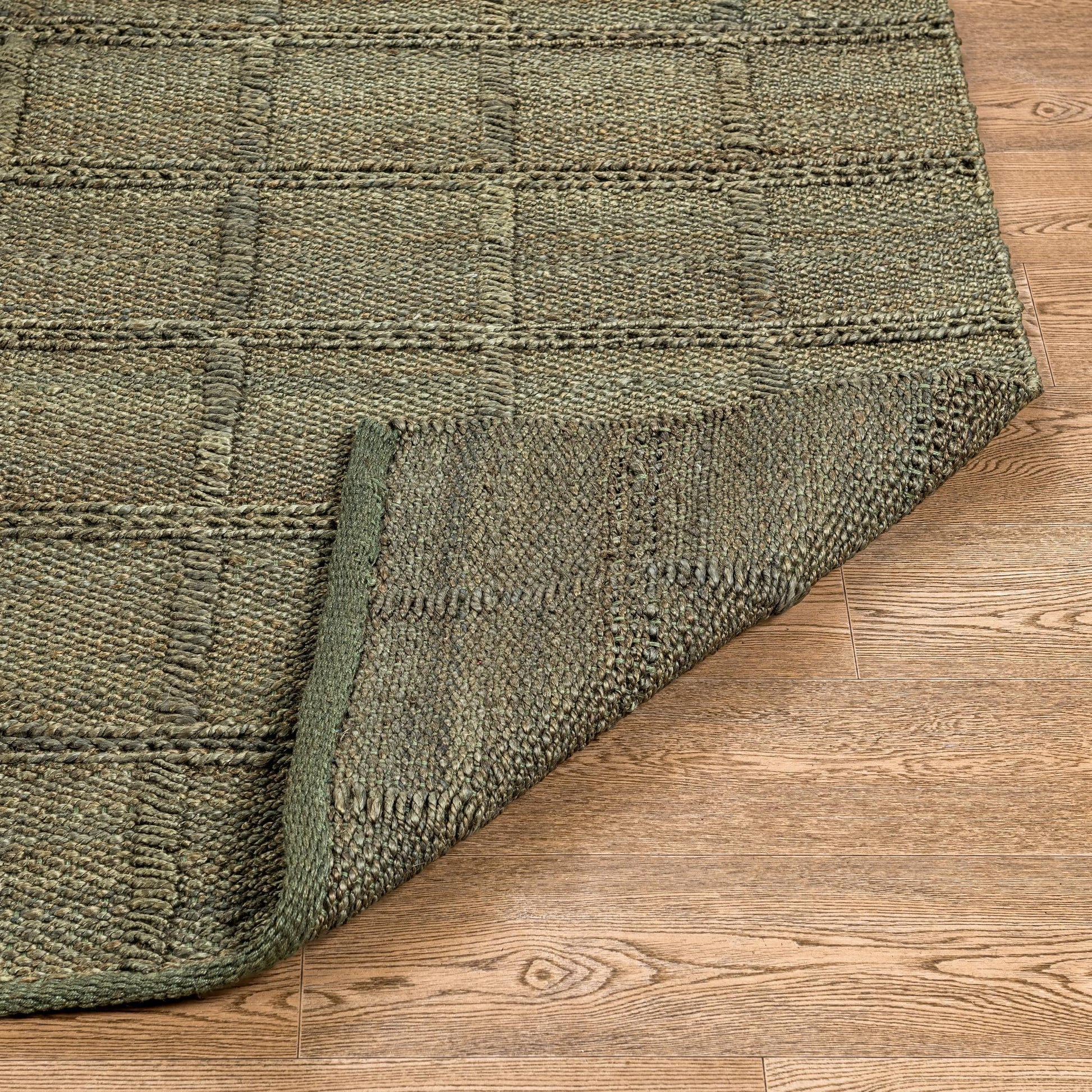 Aberdeen Jute - Olive Green - 2x3