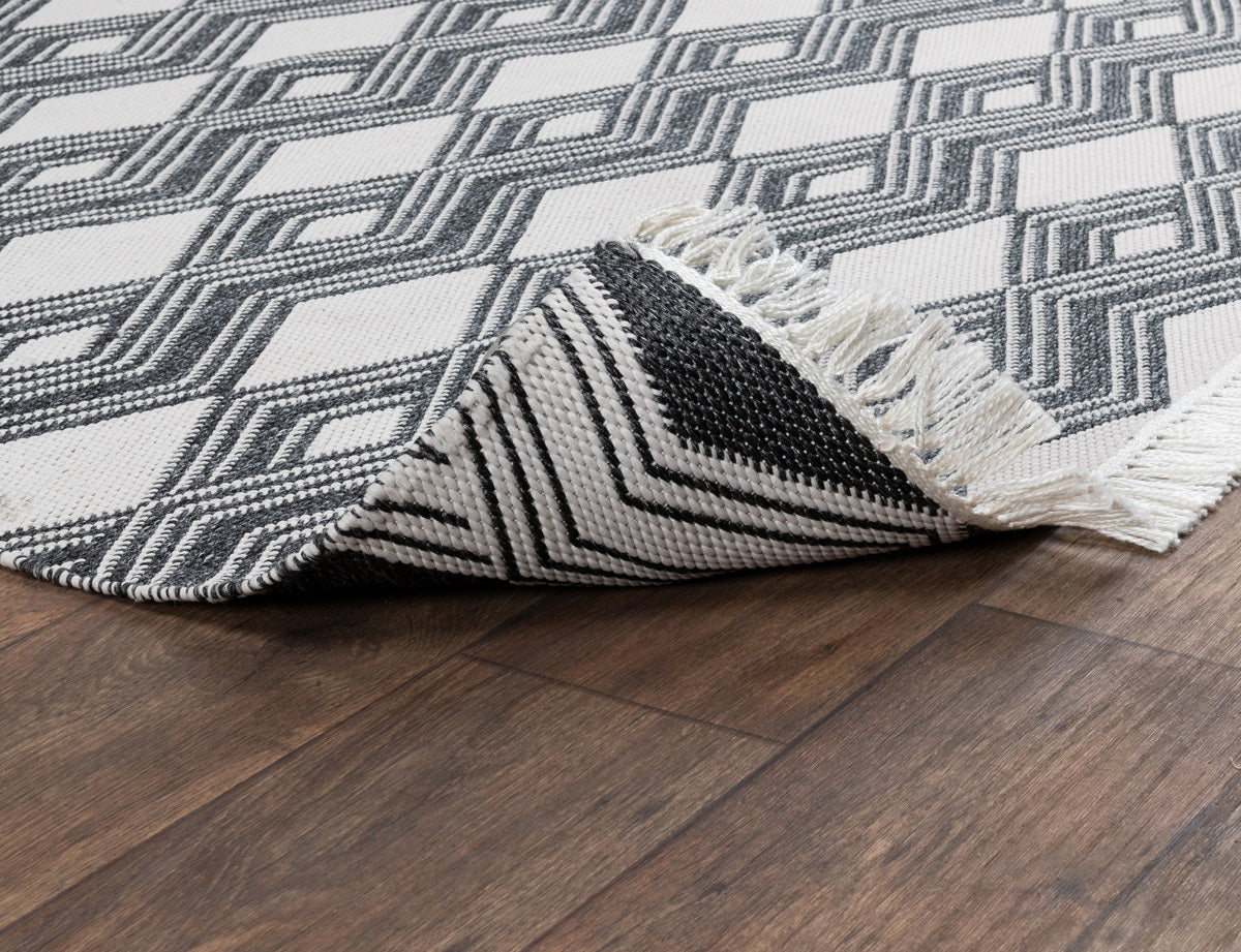 Indoor/Outdoor Banning Rug - Charcoal - 2'x3'