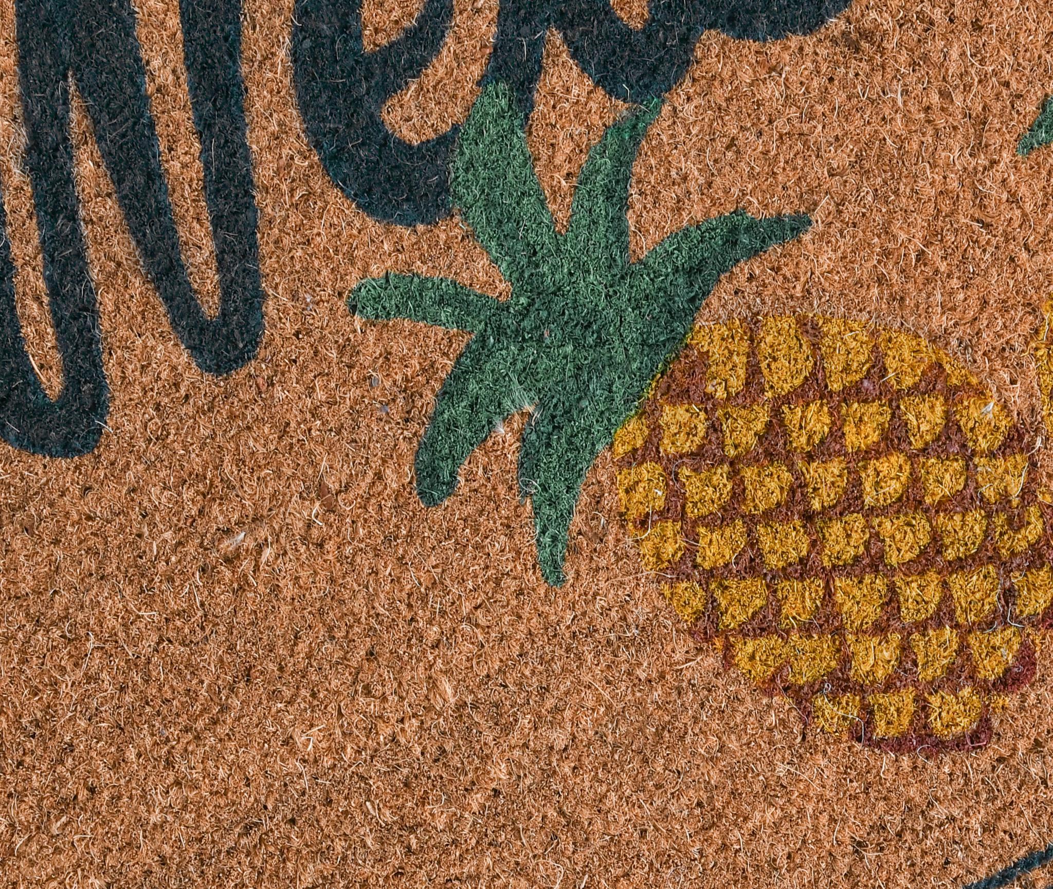 Doormat Two Pineapples