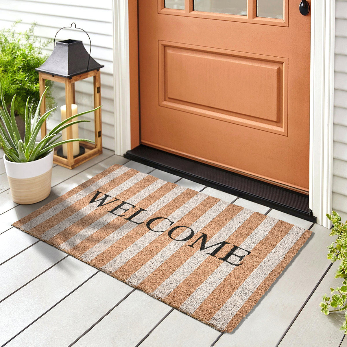 Striped Doormat 24x36 - Natural - 24"x36"