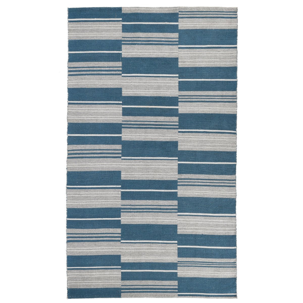 Indoor/Outdoor Colton Stripe Rug - Cabana Blue - 2'x3'