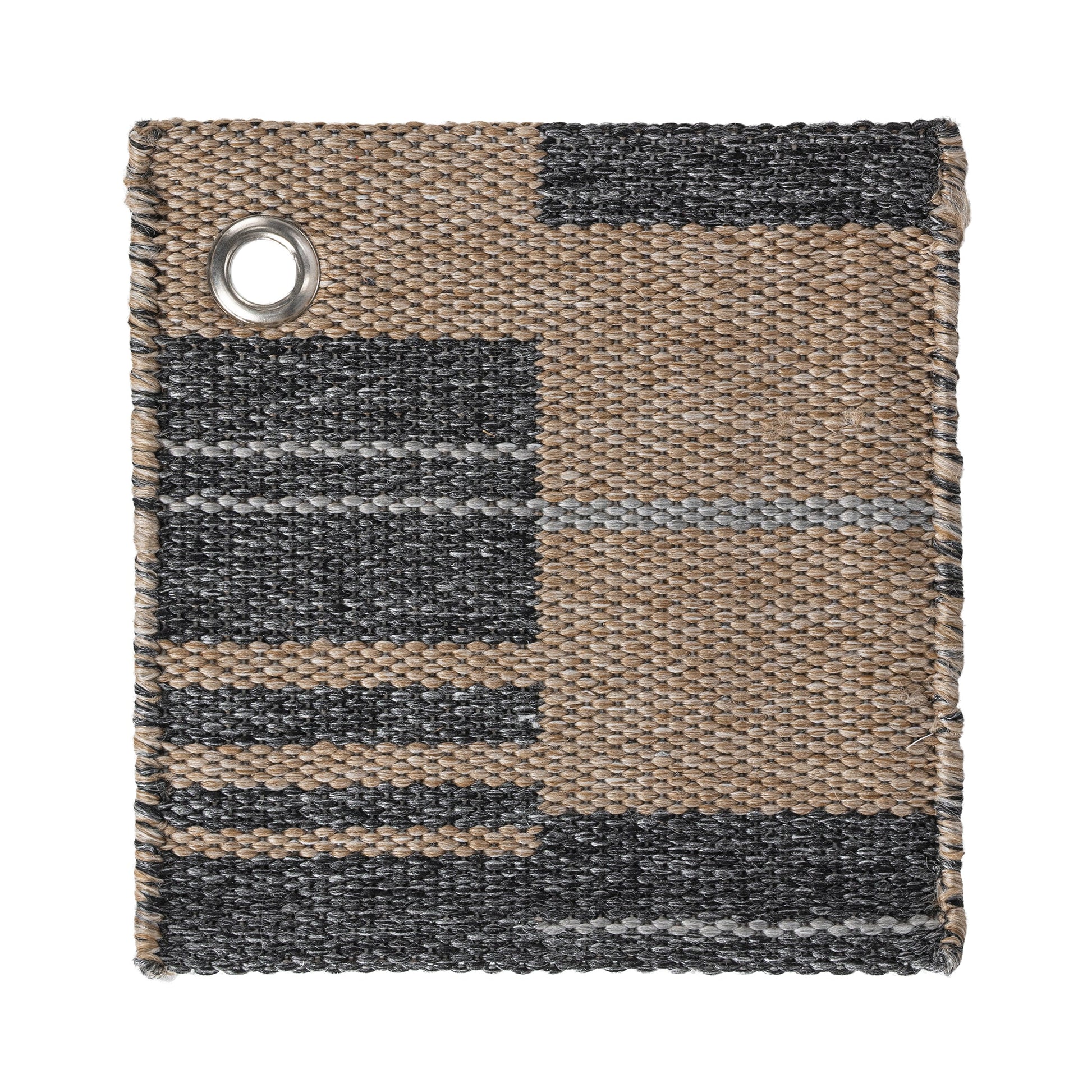 Indoor/Outdoor Colton Stripe Rug - Charcoal - 2'x3'