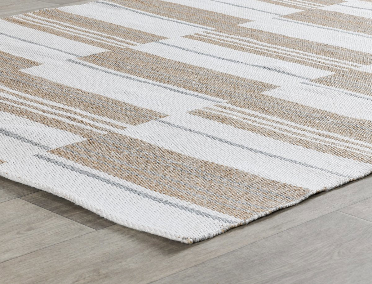 Indoor/Outdoor Colton Stripe Rug - Ivory/Multi - 2'x3'