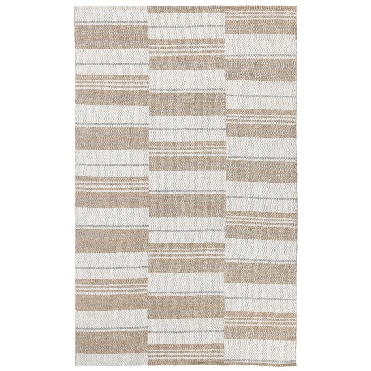 Indoor/Outdoor Colton Stripe Rug - Ivory/Multi - 2'x3'