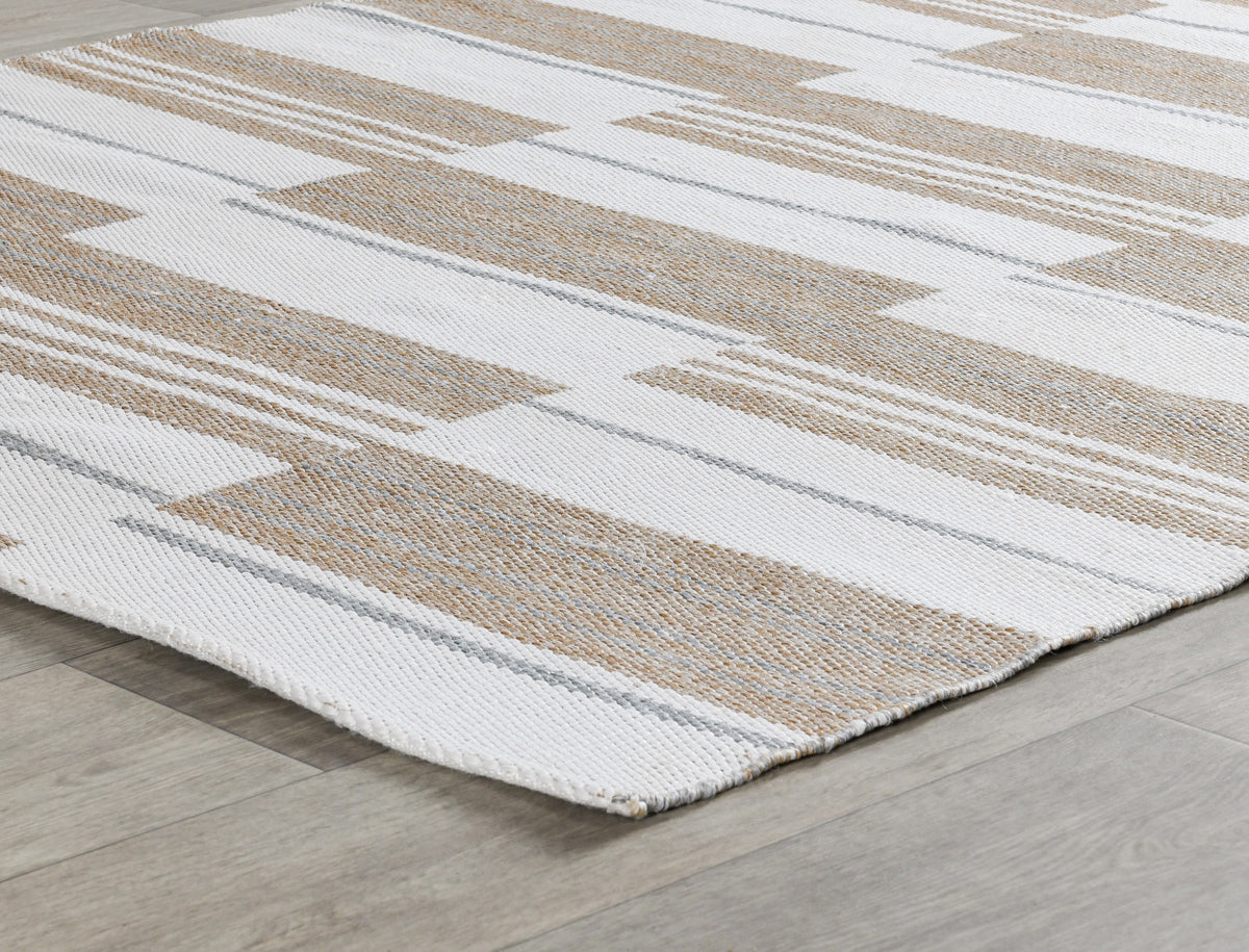 Indoor/Outdoor Colton Stripe Rug - Ivory/Multi - 2'x3'