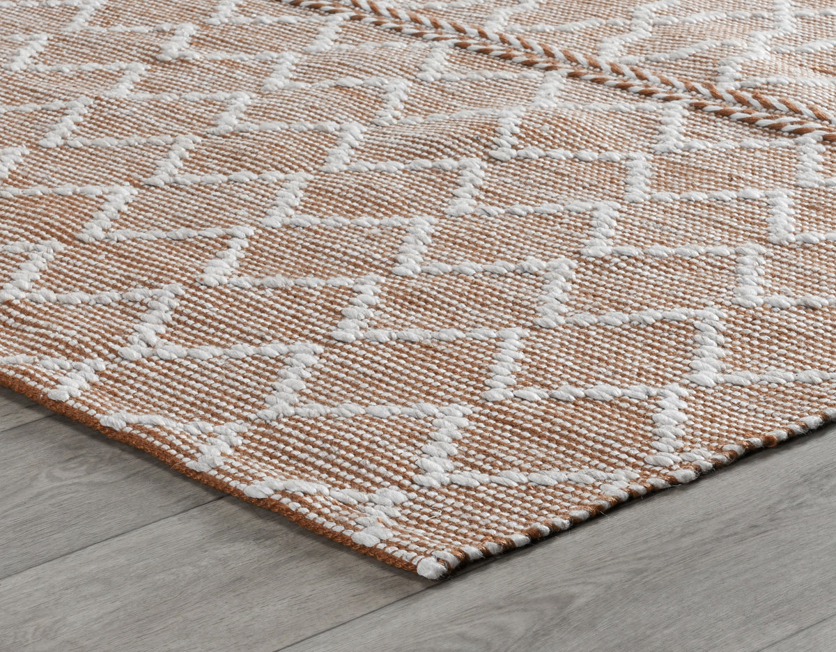 Indoor/Outdoor Sonora Rug - Terracotta/Ivory - 2.6'x8'