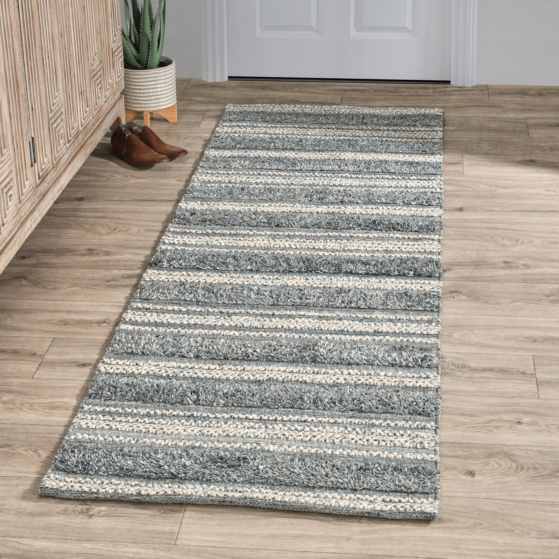Indoor/Outdoor Elko Rug - Blue Multi - 2.6'x8'