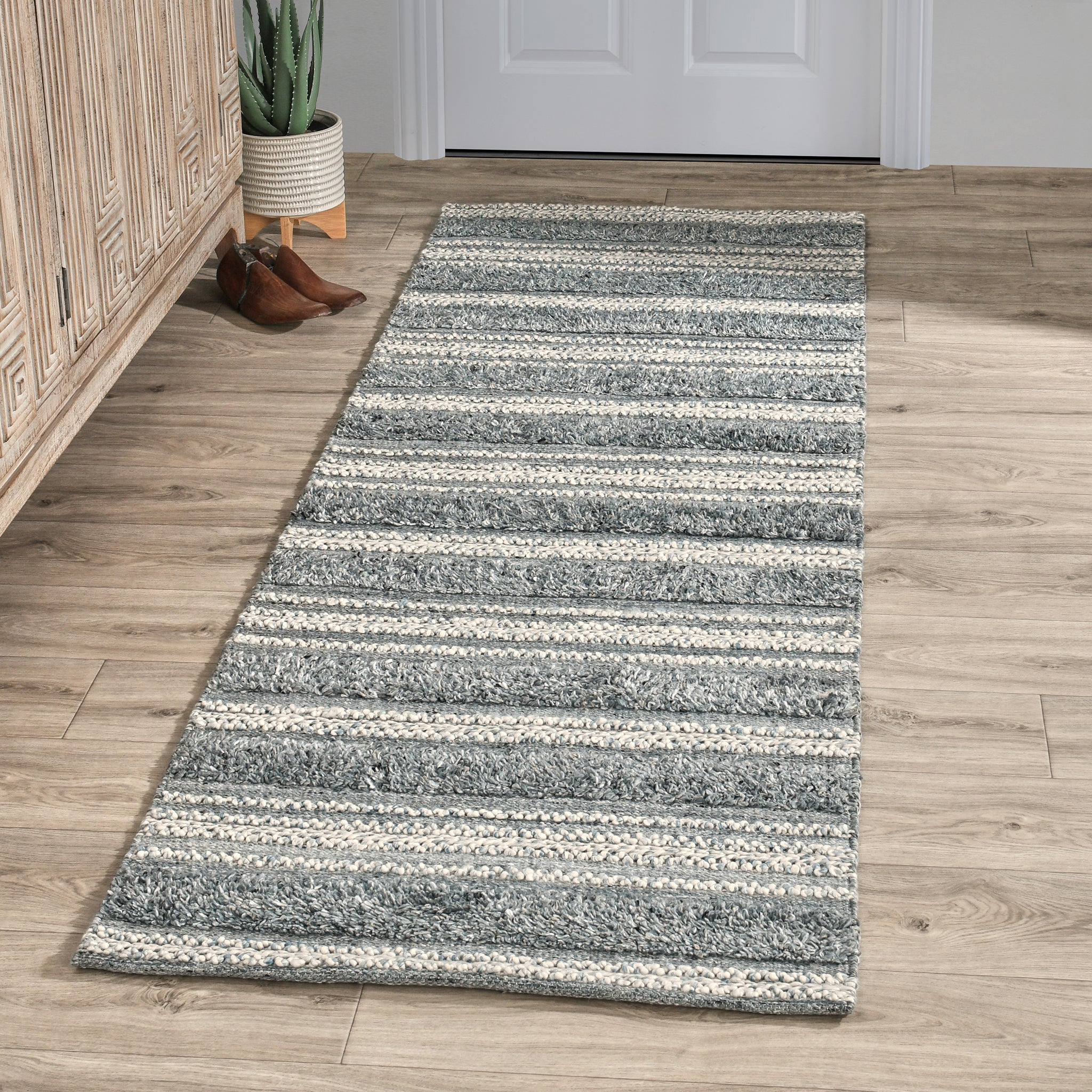 Indoor/Outdoor Elko Rug - Blue Multi - 2.6'x8'