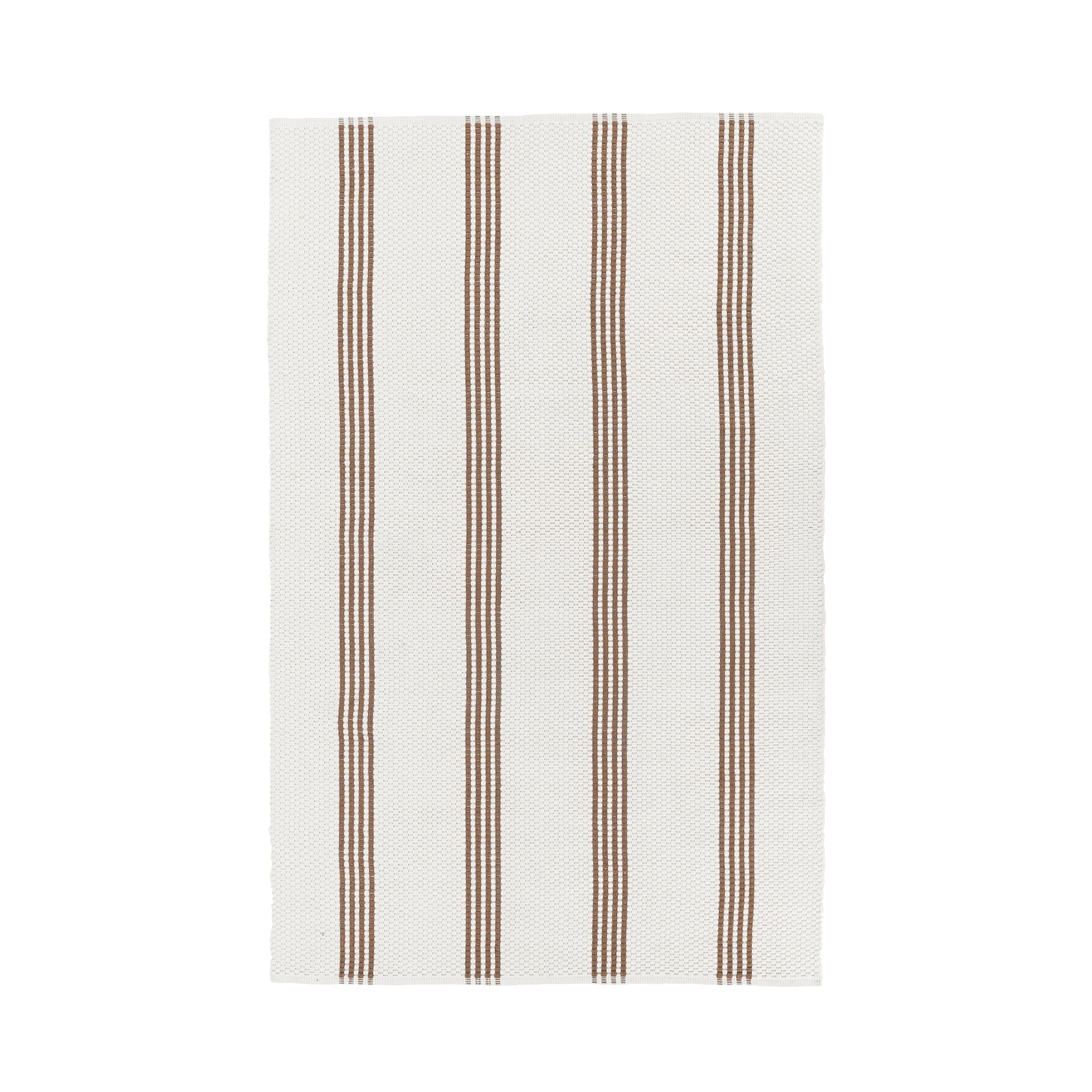 Performance Sorrento Stripe Rug - Ivory/Coconut Brown - 2'x3'