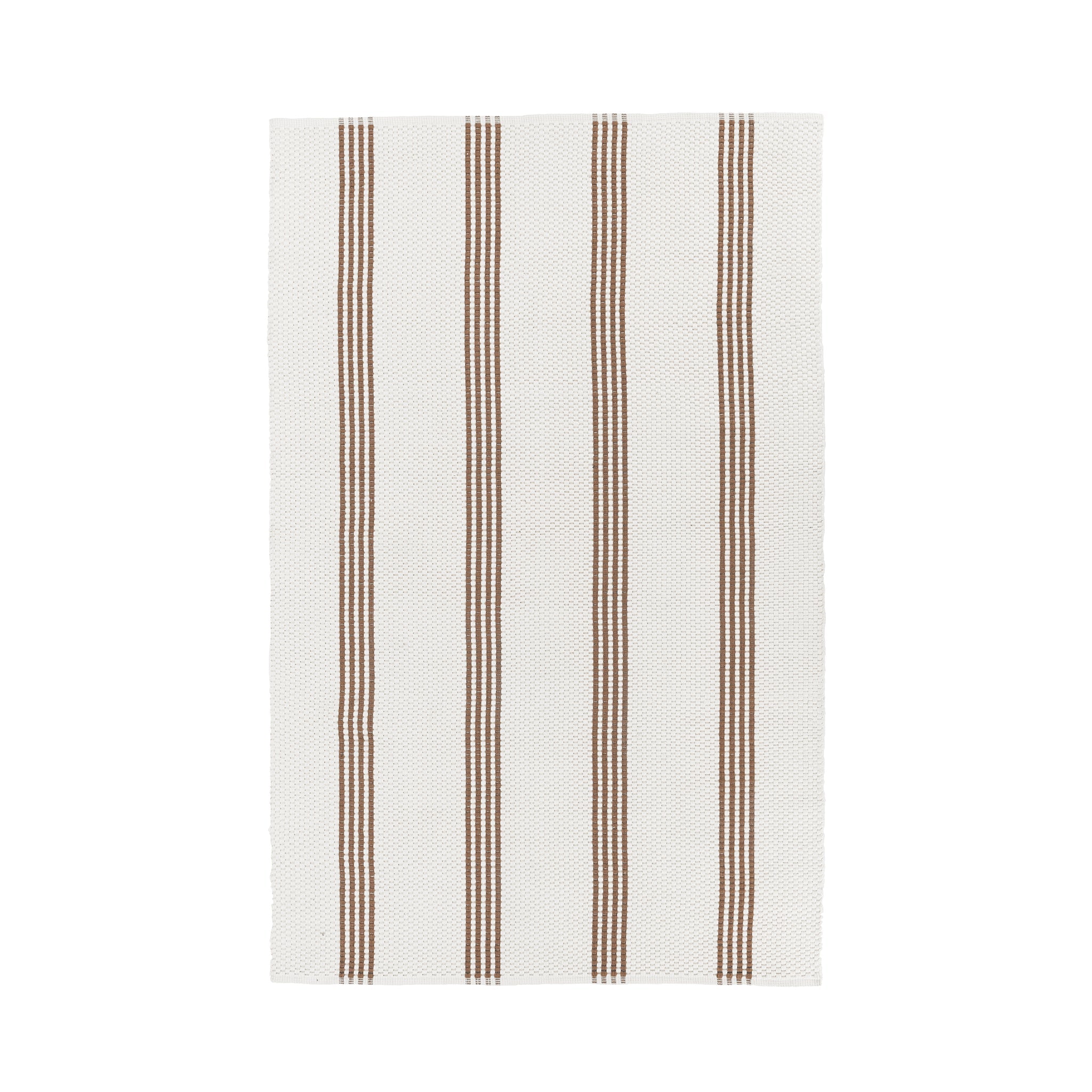 Performance Sorrento Stripe Rug - Ivory/Coconut Brown - 2'x3'