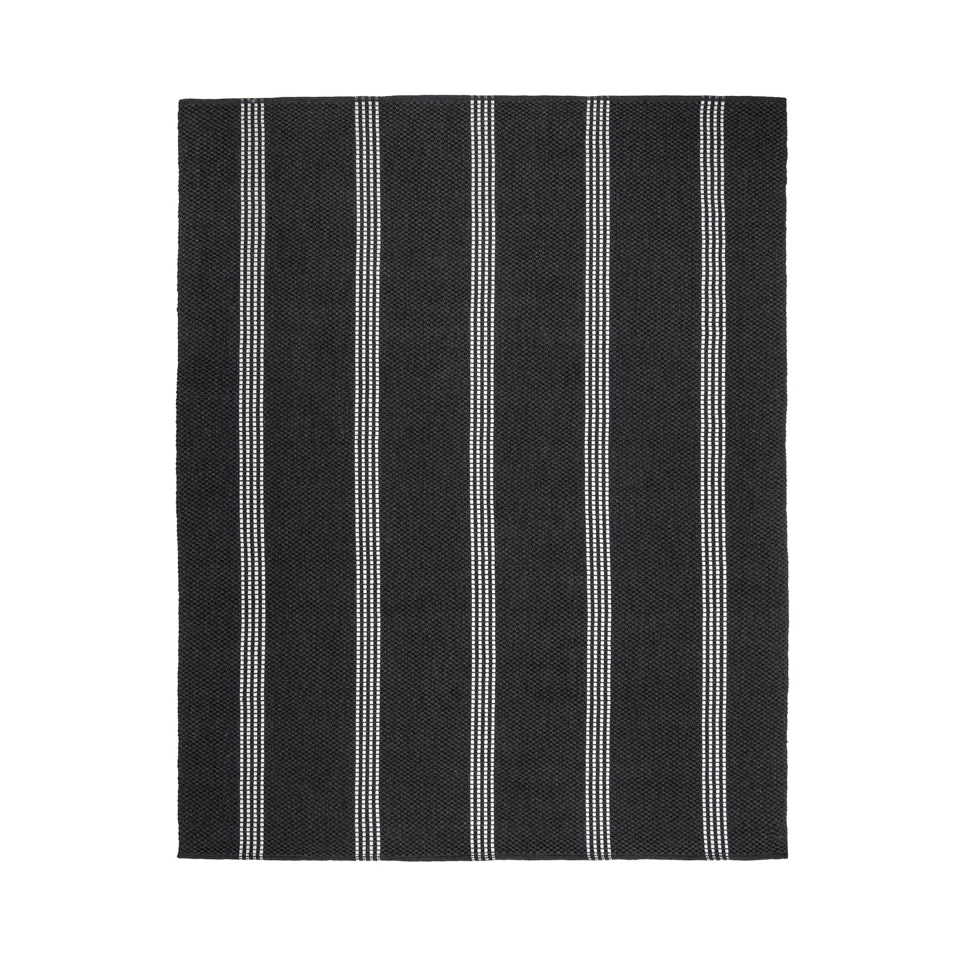 Performance Sorrento Stripe Rug - Charcoal/Ivory - 2.6'x8'