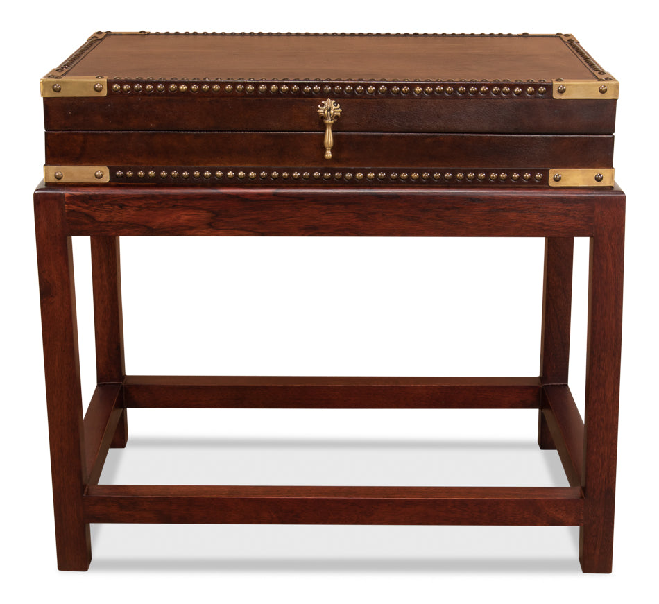 Winchester Box On Stand by Sarreid Ltd - view 2