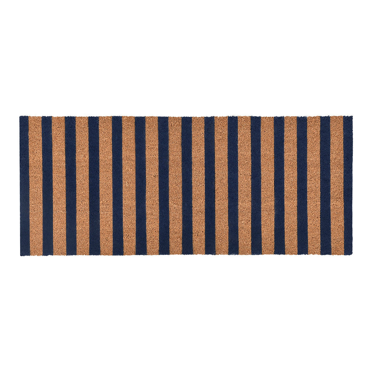 Striped Doormat 24x57 - Navy/Natural - 24"x57"