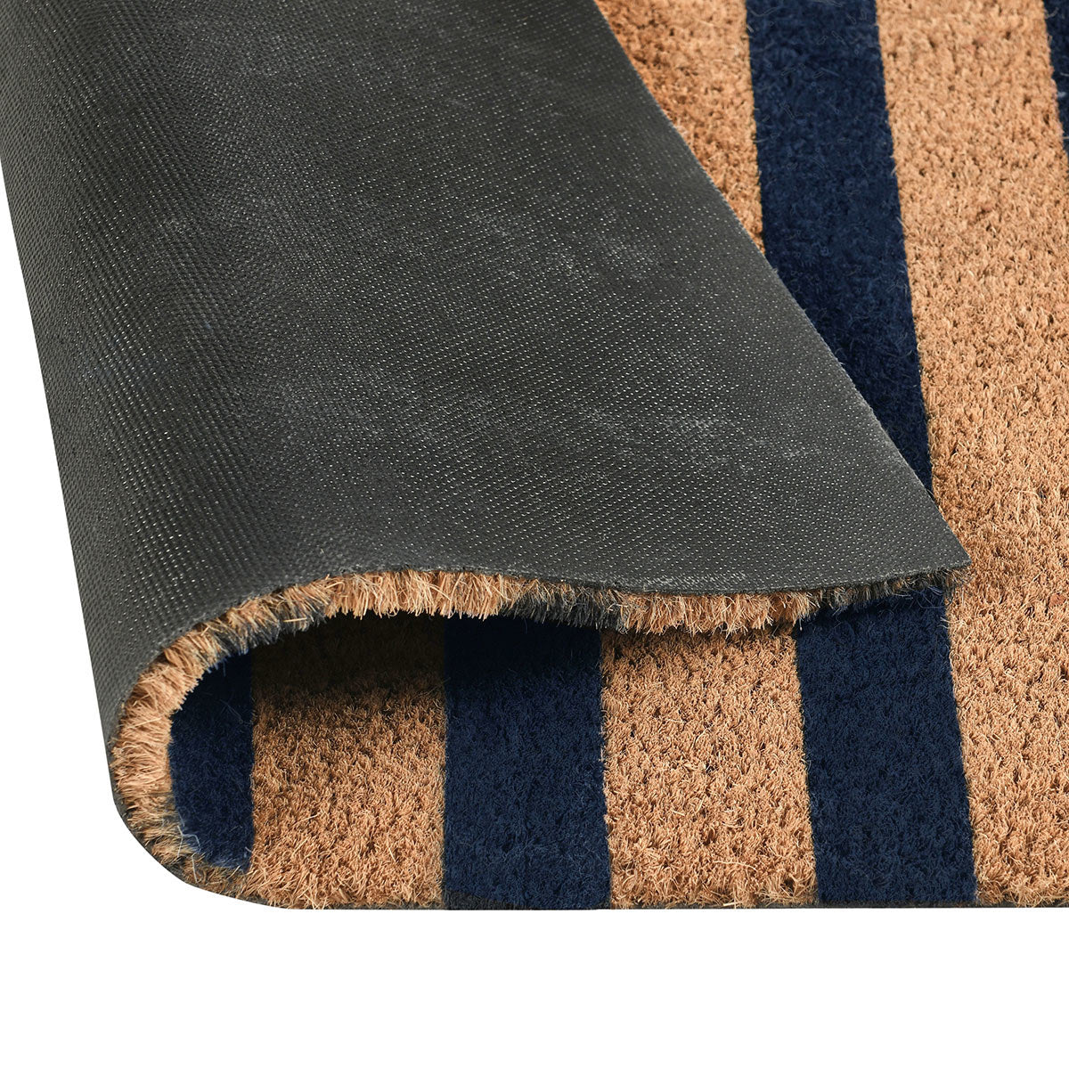 Striped Doormat 24x57 - Navy/Natural - 24"x57"